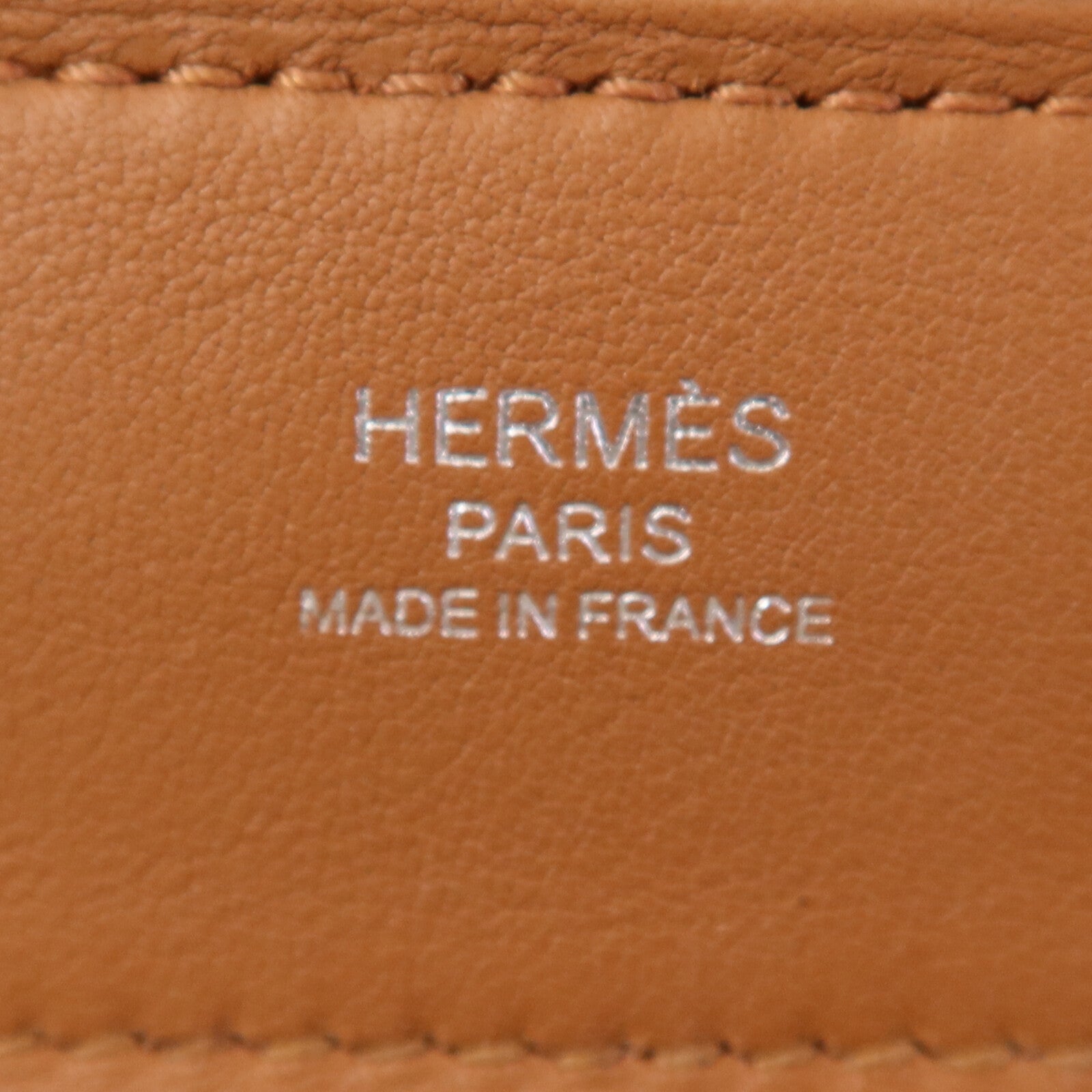 HERMES Swift皮革24/24 Mini銀扣肩背袋Gold