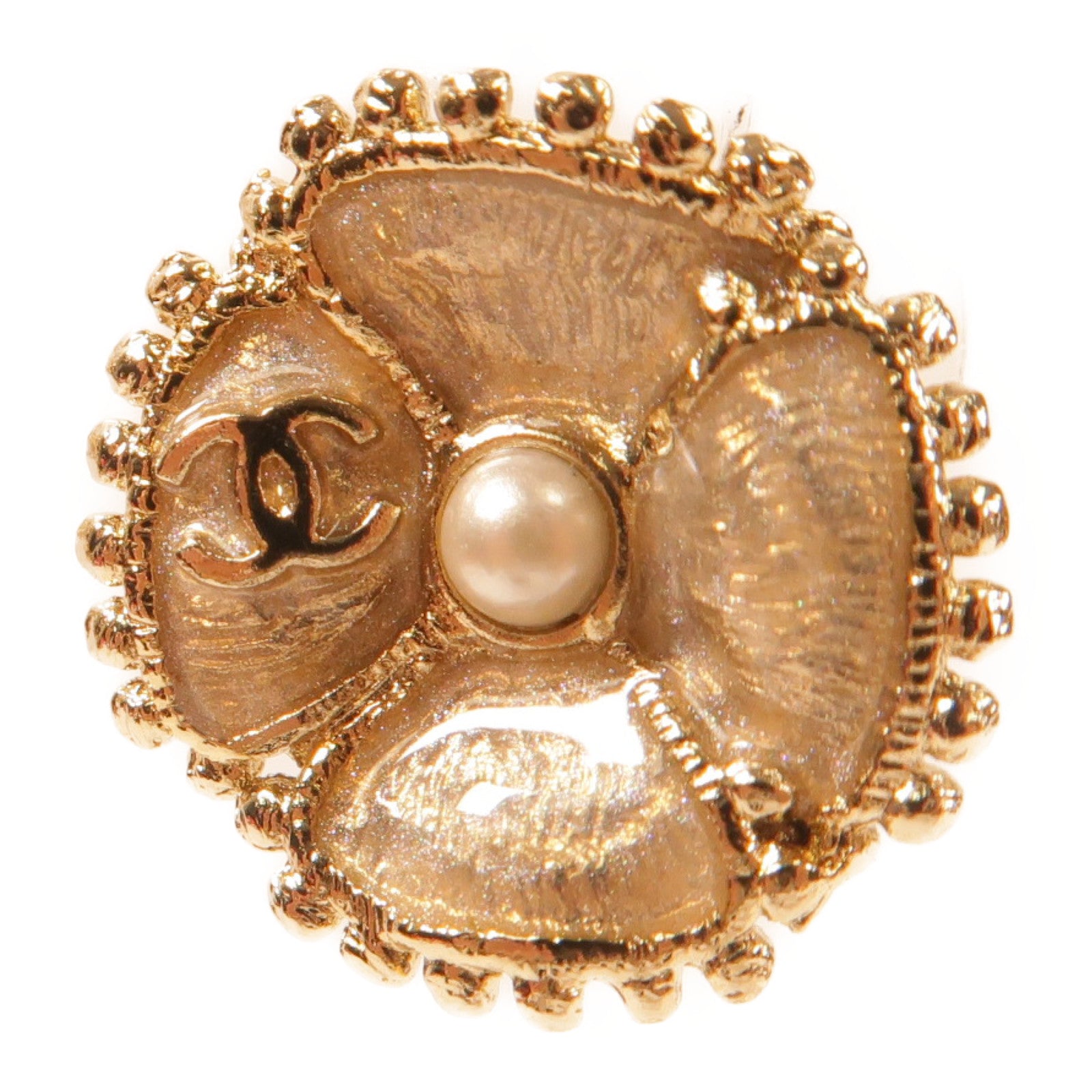 CHANEL 金屬/PVC Earring耳環