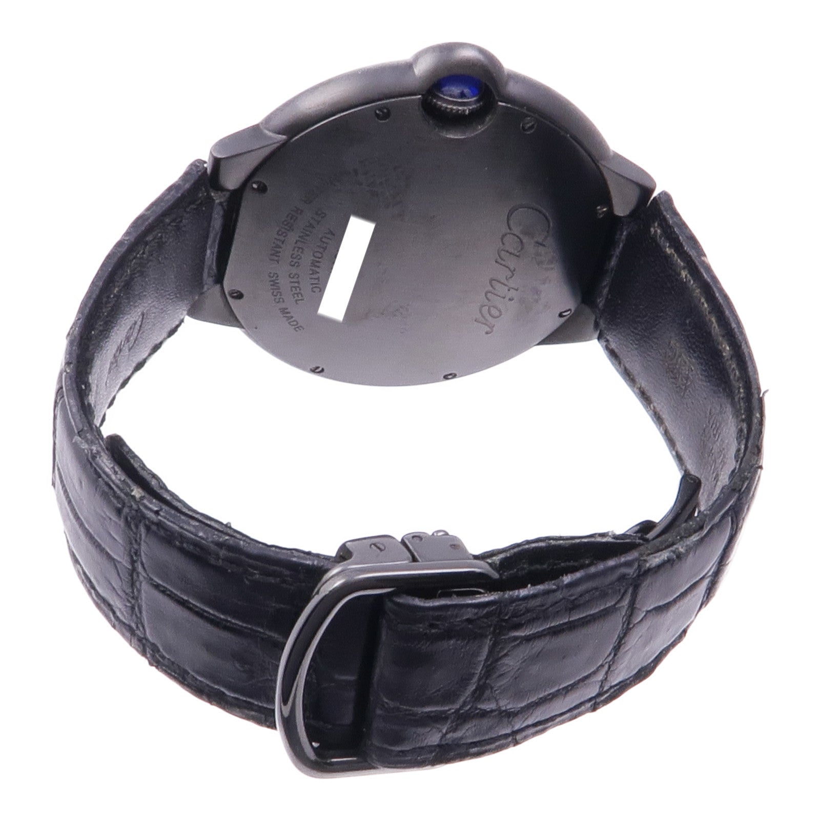 CARTIER Ballon Bleu WSBB0015 Watch WSBB0015 Stainless Steel/Leather Belt Black
