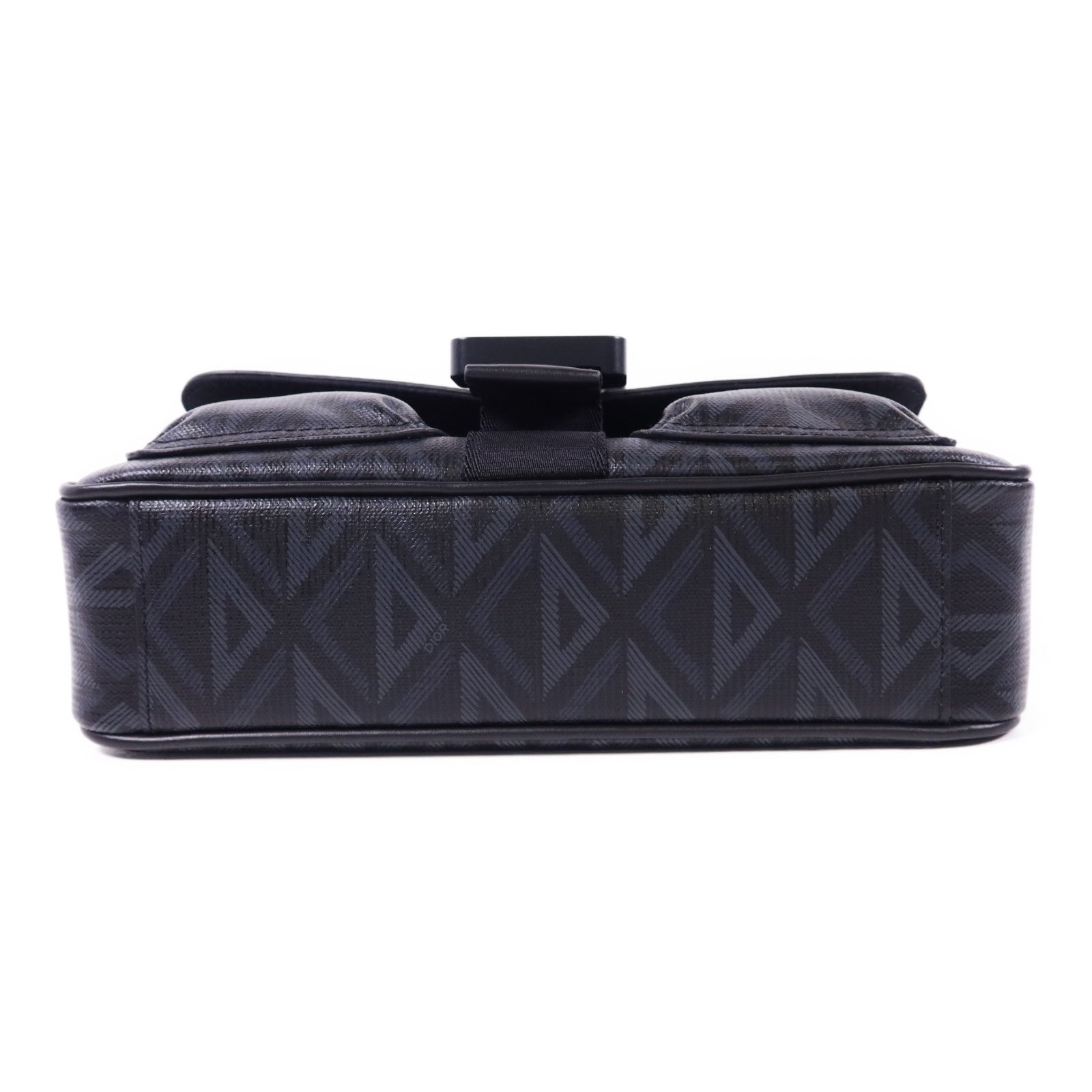 Dior 塗層帆布Hit The Road Shoulder Bag銀扣肩背袋