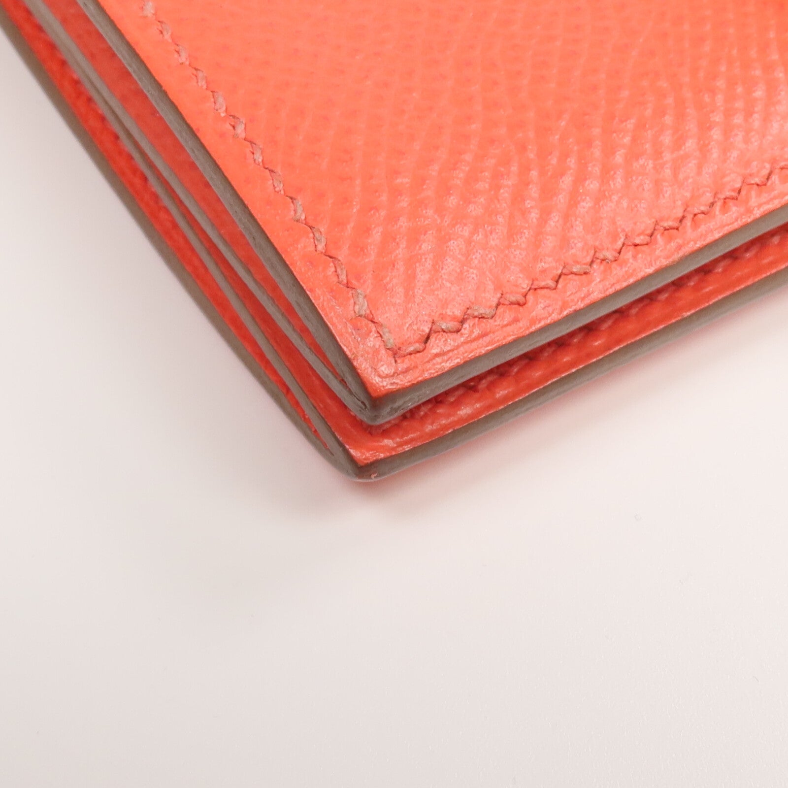 HERMES Epsom皮革Bearn Card Case卡片套Capucine