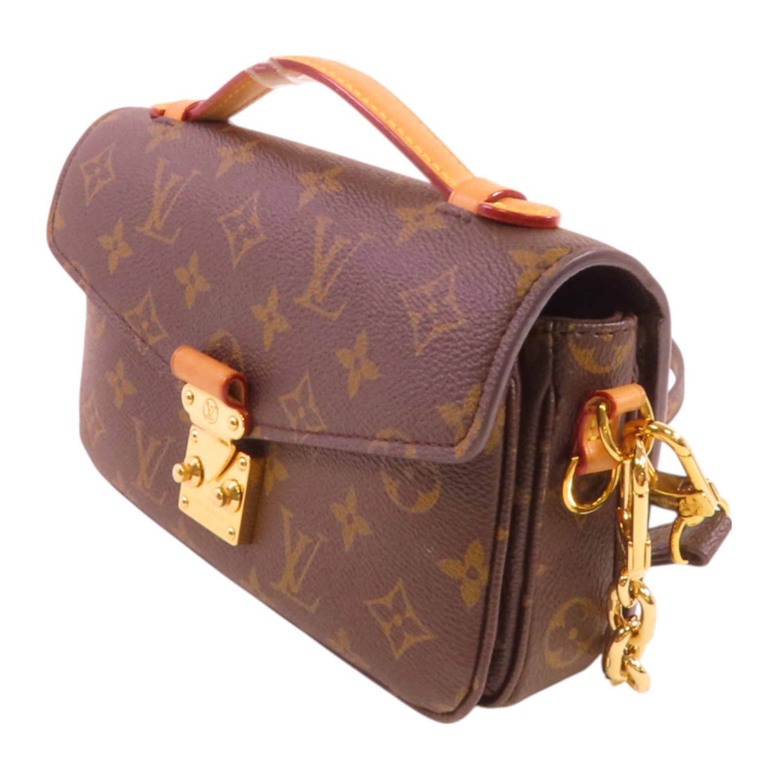 LOUIS VUITTON Monogram Pochette Metis East Wast金扣手挽肩背兩用袋