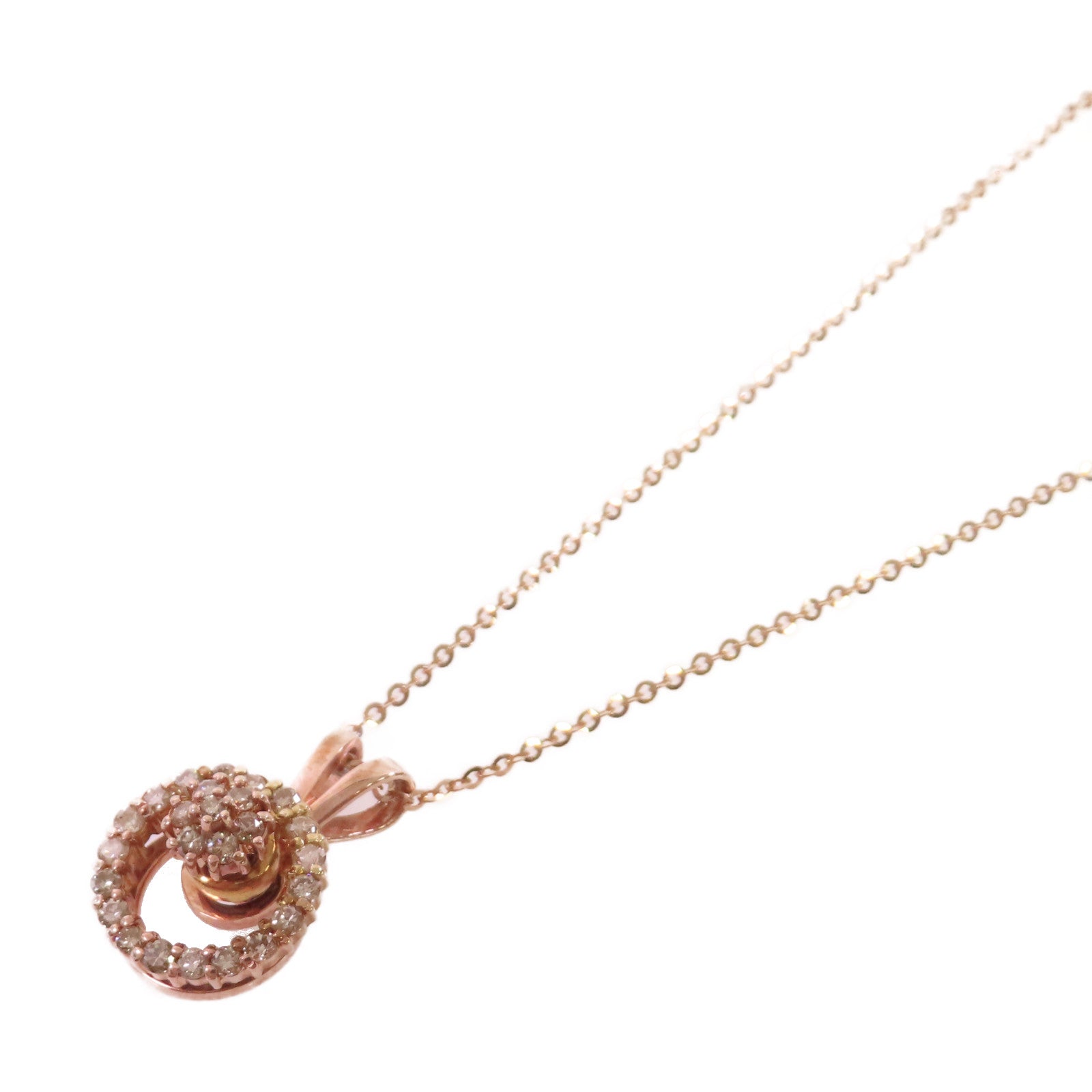 JEWELRY **【激減優惠】18K玫瑰金/0.50ct鑽石Diamond Necklace項鏈