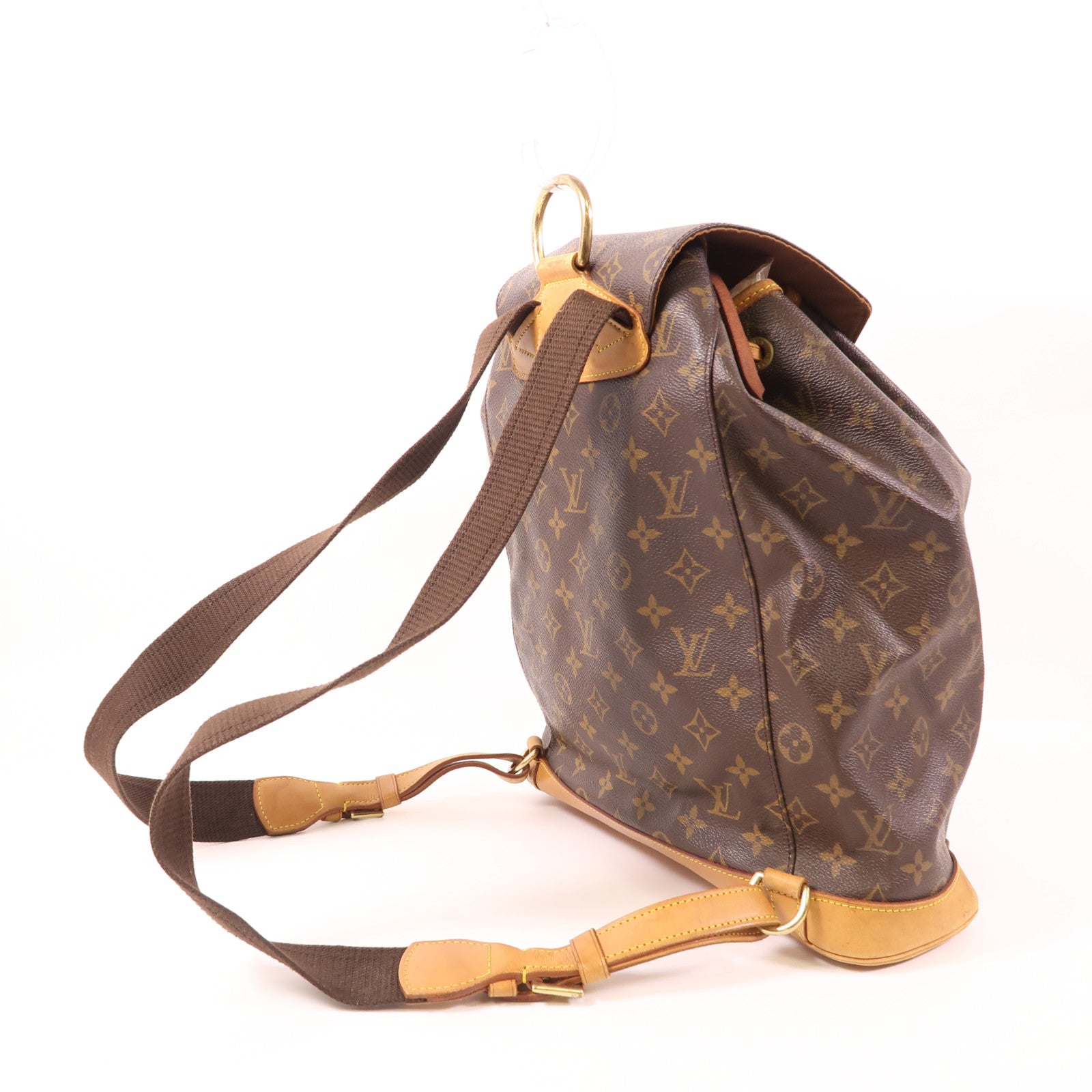 LOUIS VUITTON Monogram Montsouris GM金扣背包