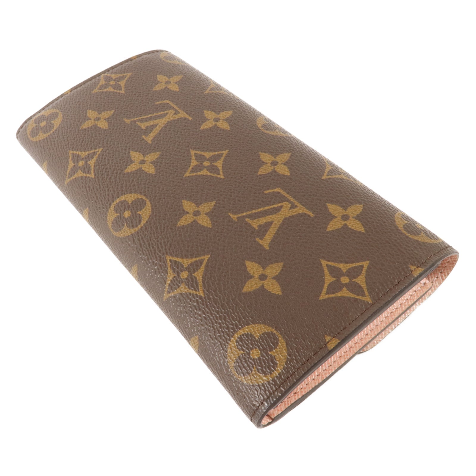 LOUIS VUITTON Monogram Emilie金扣長錢包