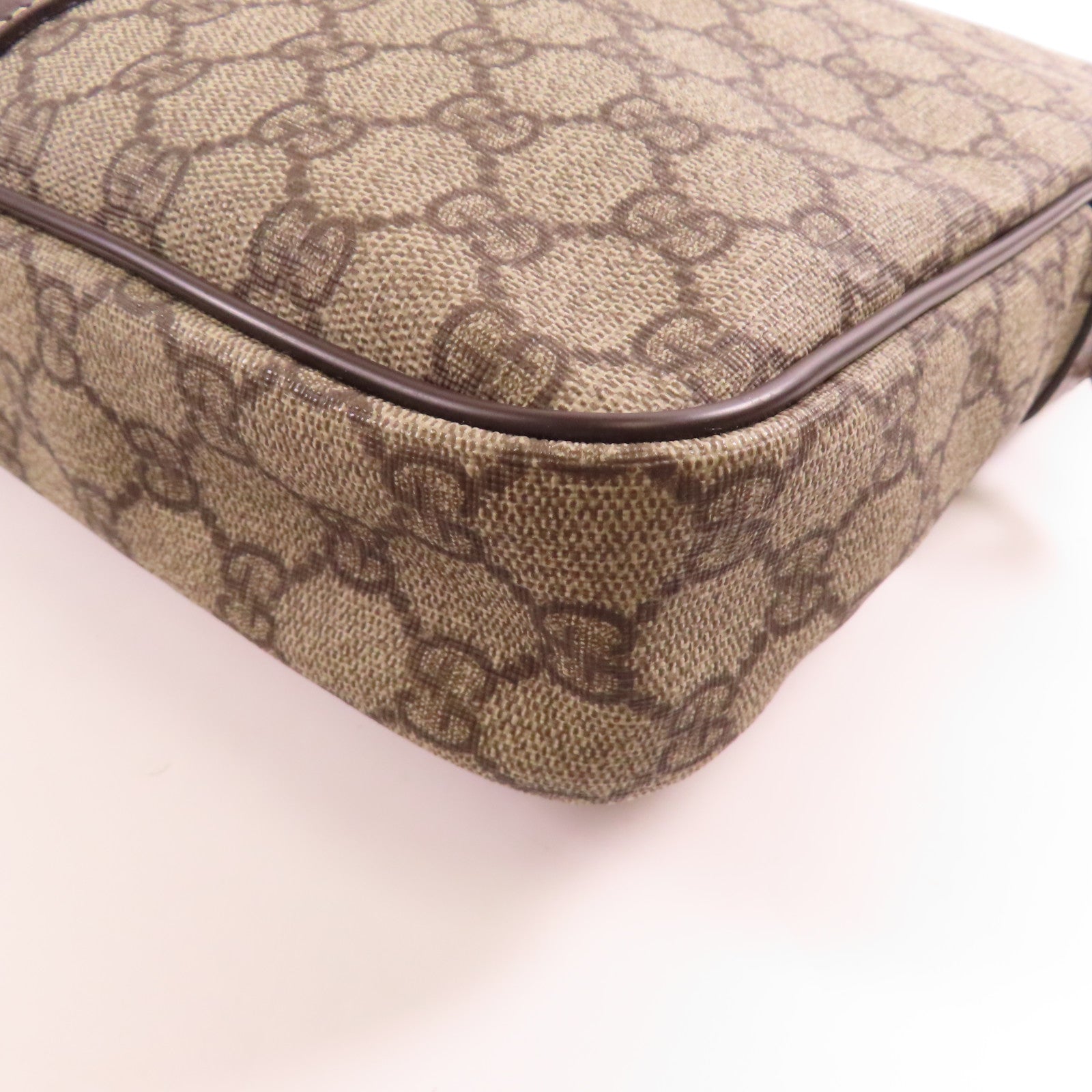 GUCCI 塗層帆布Shoulder Bag金扣手挽袋