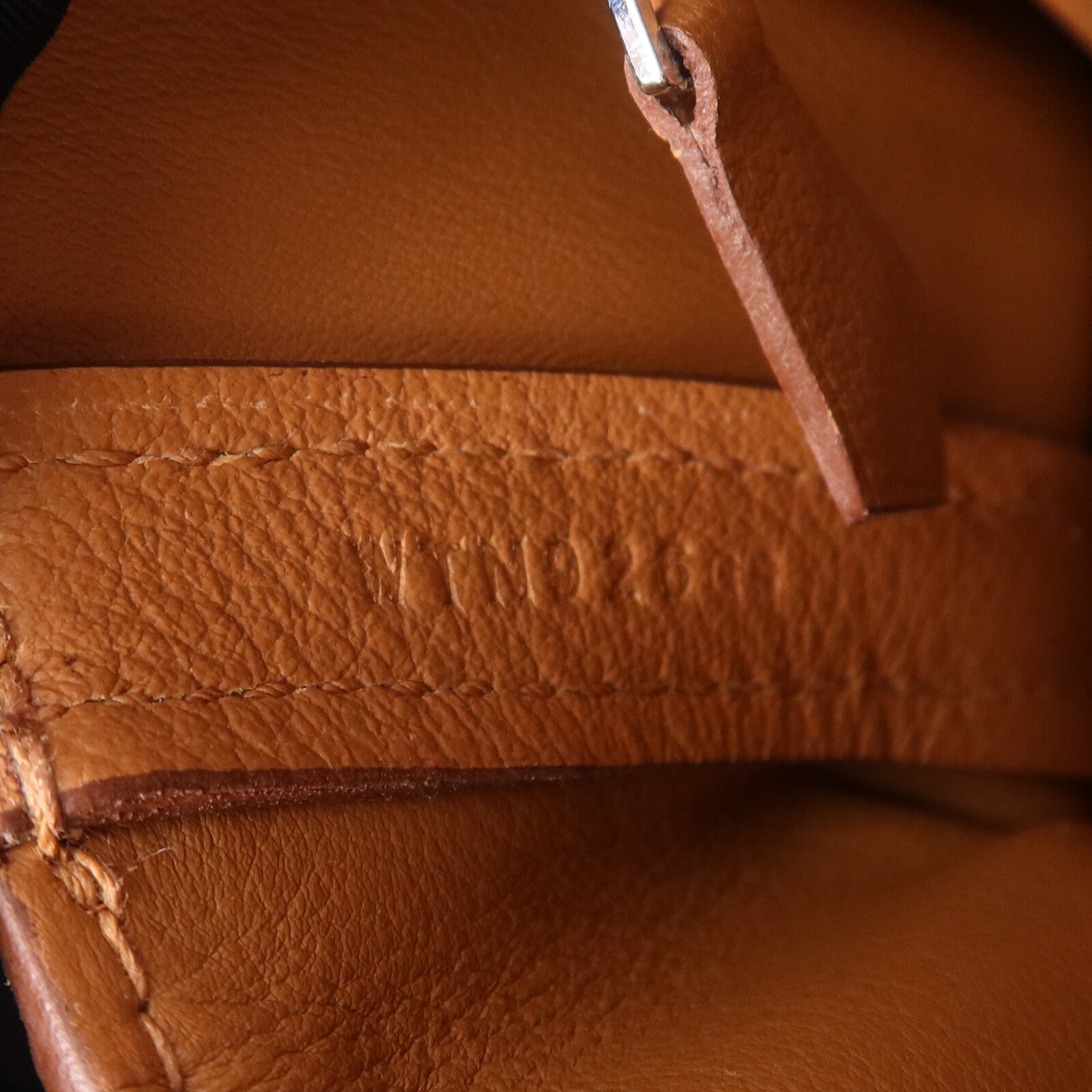 HERMES Swift皮革24/24 Mini銀扣肩背袋Gold