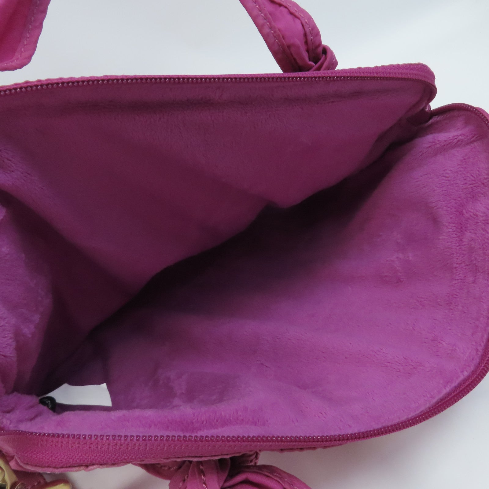 MARC BY MARC JACOBS 尼龍Laptop Bag金扣手挽肩背兩用袋粉紅色