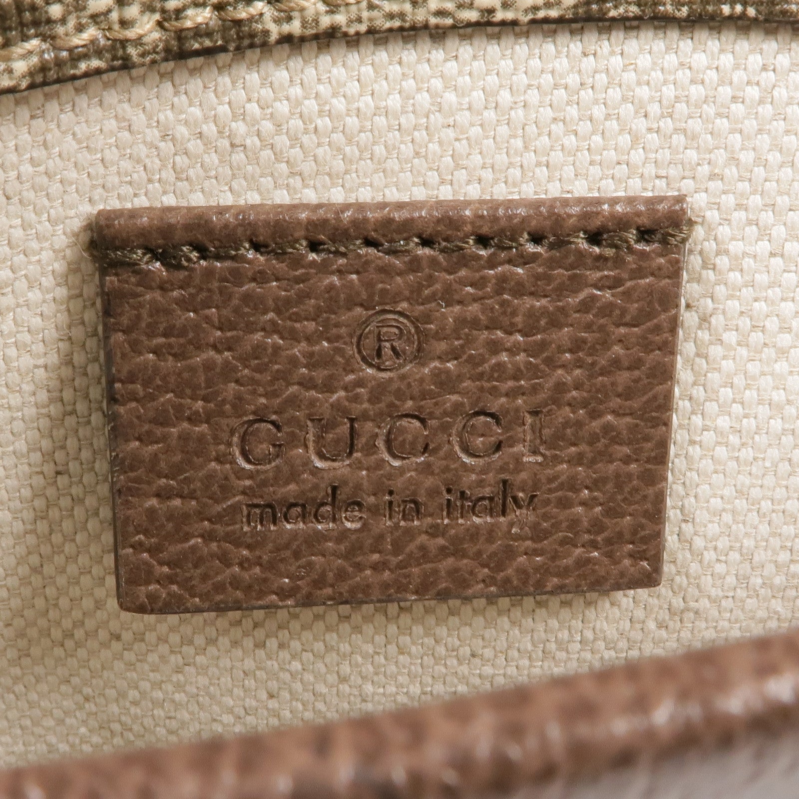 GUCCI 塗層帆布Waist Bag金扣腰包