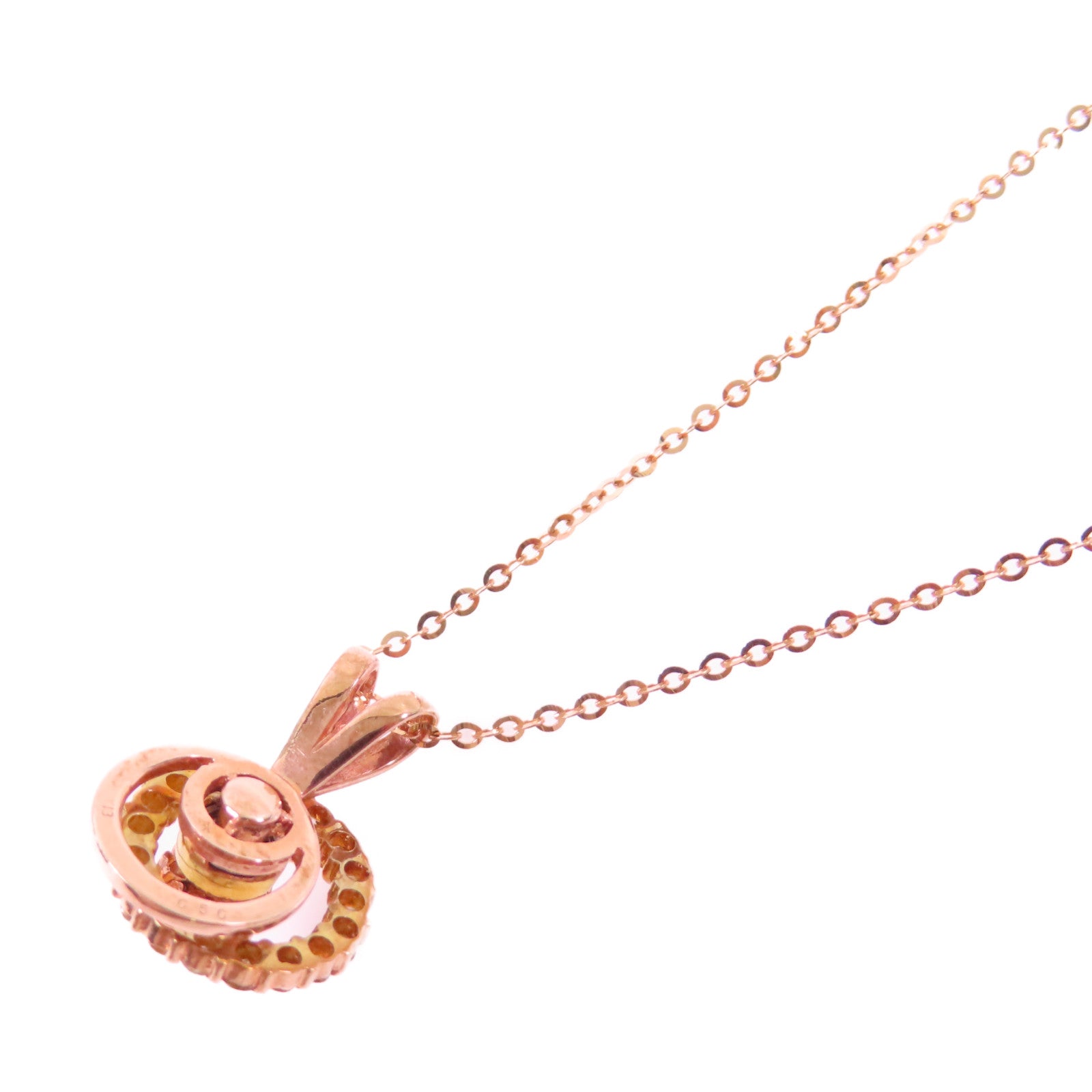 JEWELRY **【激減優惠】18K玫瑰金/0.50ct鑽石Diamond Necklace項鏈