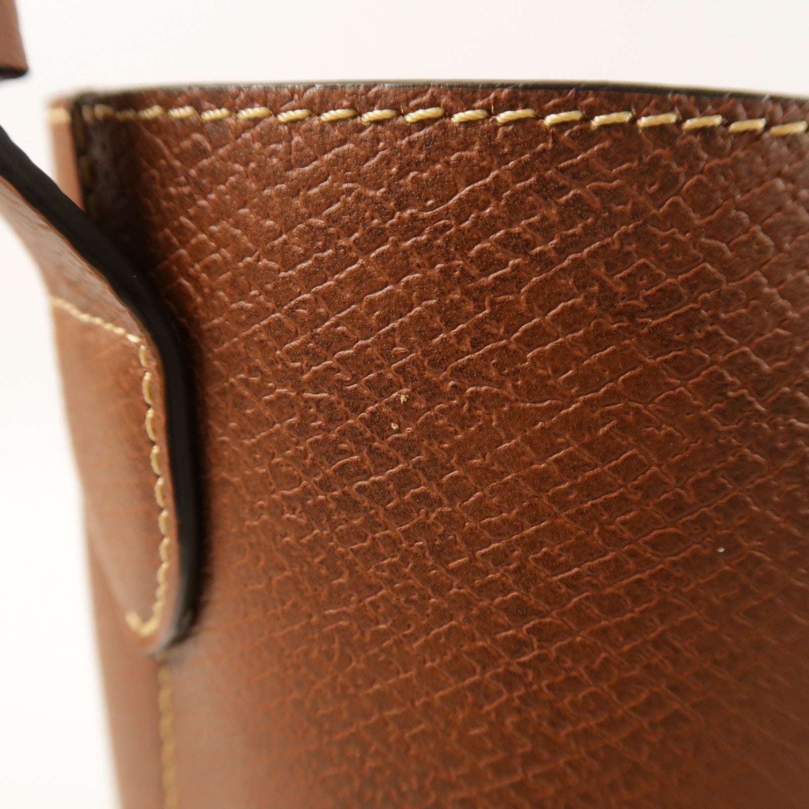 Longchamp 牛皮皮革Eupre S Bucket金扣肩背袋