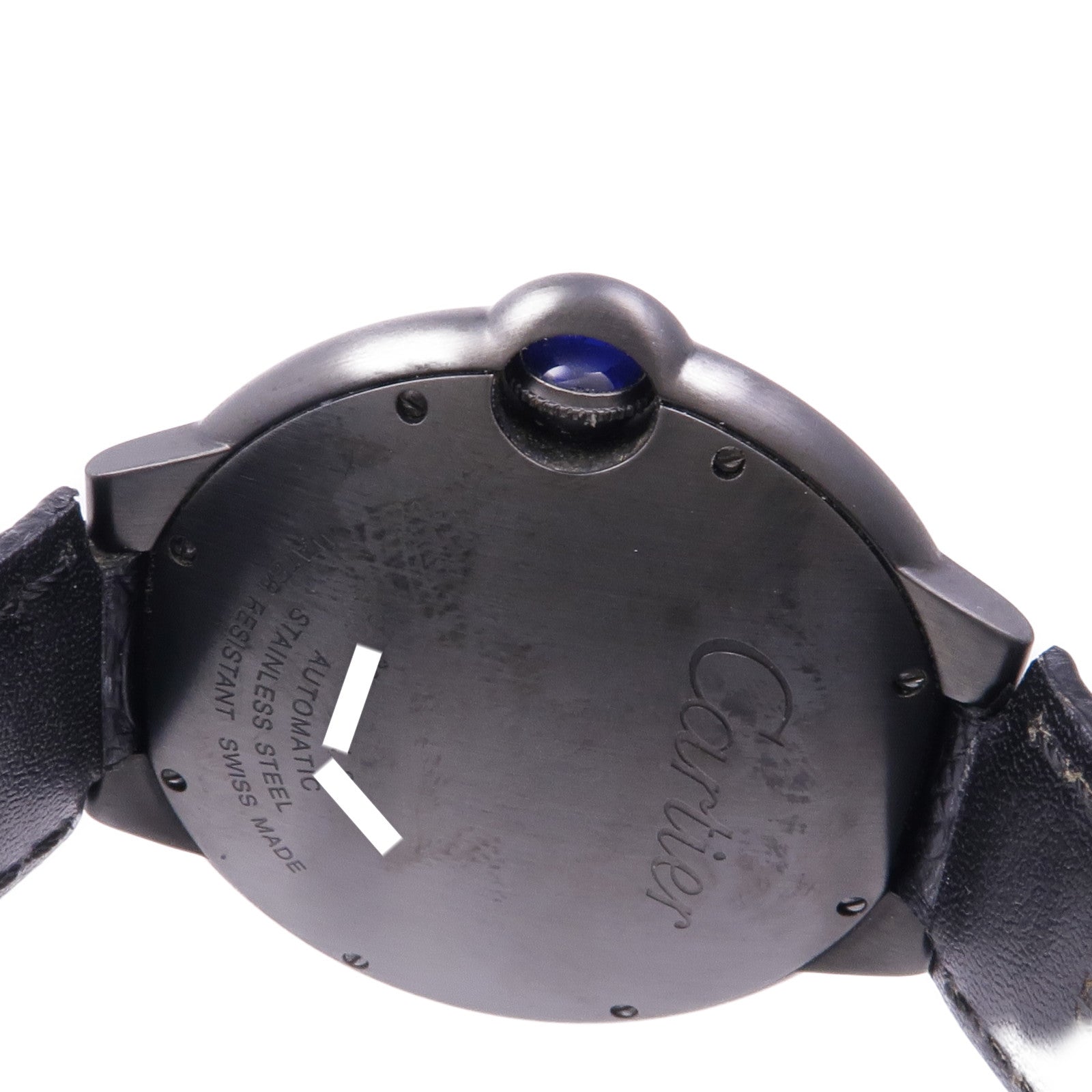 CARTIER Ballon Bleu WSBB0015 Watch WSBB0015 Stainless Steel/Leather Belt Black