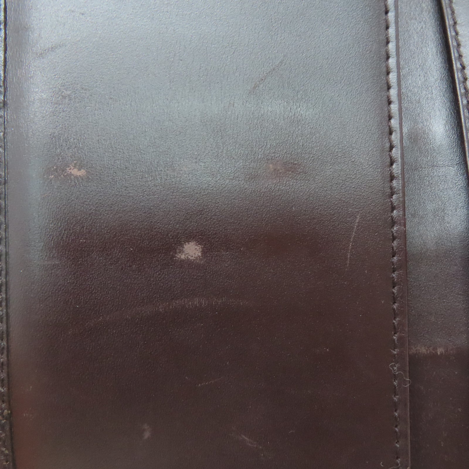 GUCCI 牛皮皮革Long Wallet金扣長錢包啡色