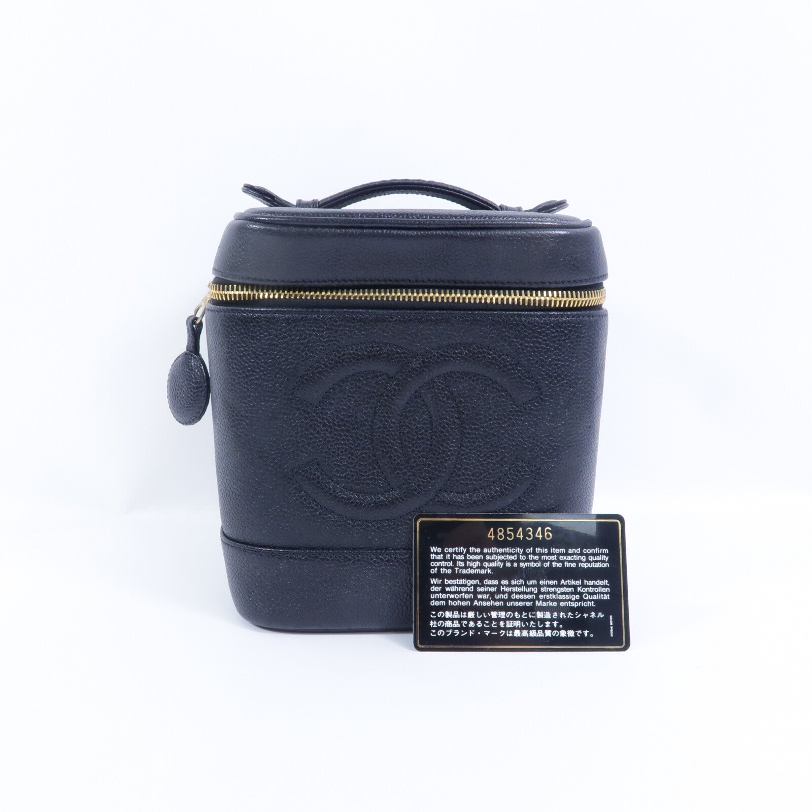 CHANEL 牛皮皮革Vintage Vanity Case手挽袋