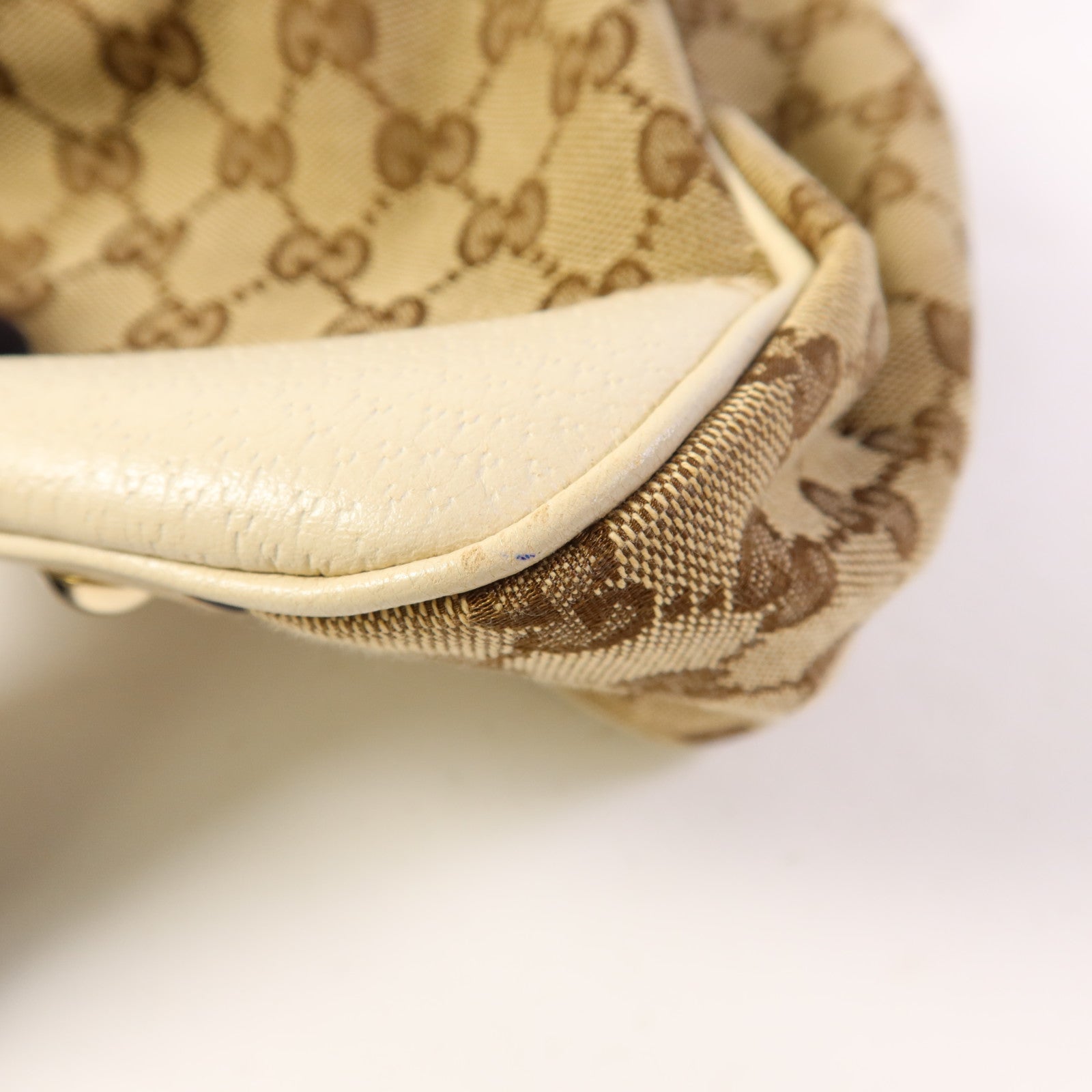 GUCCI 帆布Shoulder Bag金扣肩背袋