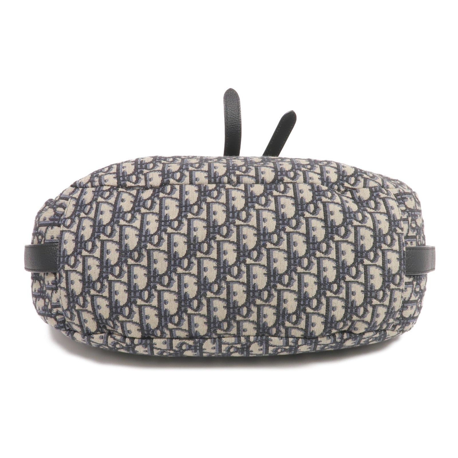 Dior 帆布Soft Saddle Bag銀扣手挽肩背兩用袋