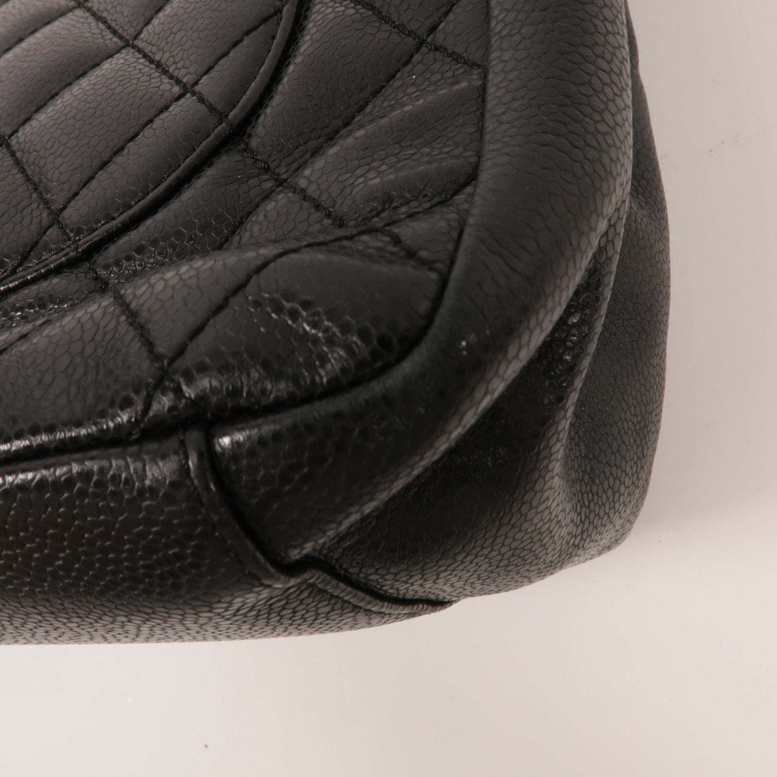 CHANEL 牛皮皮革GST Grand Shopping Tote Bag鏈帶肩背袋
