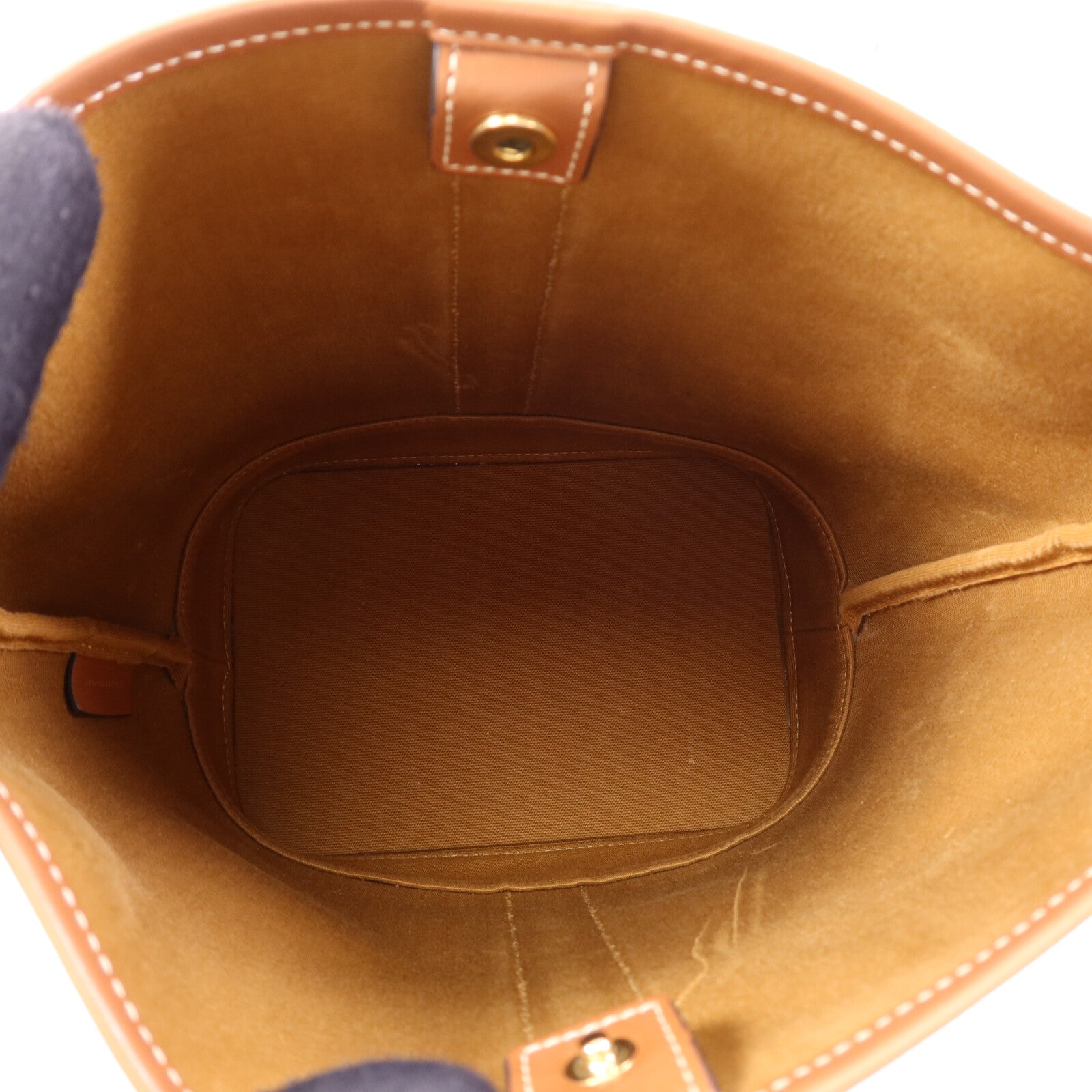 CELINE 塗層帆布Triomphe Bucket金扣肩背袋