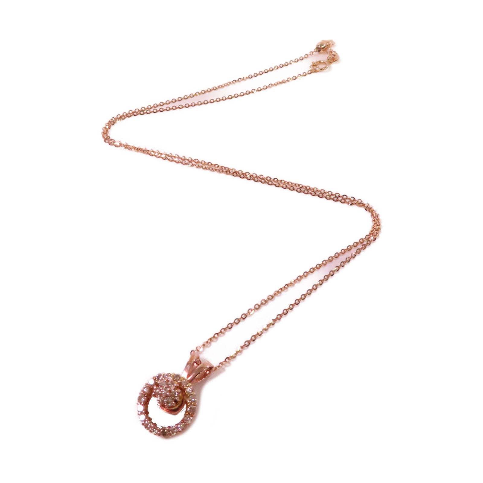 JEWELRY **【激減優惠】18K玫瑰金/0.50ct鑽石Diamond Necklace項鏈