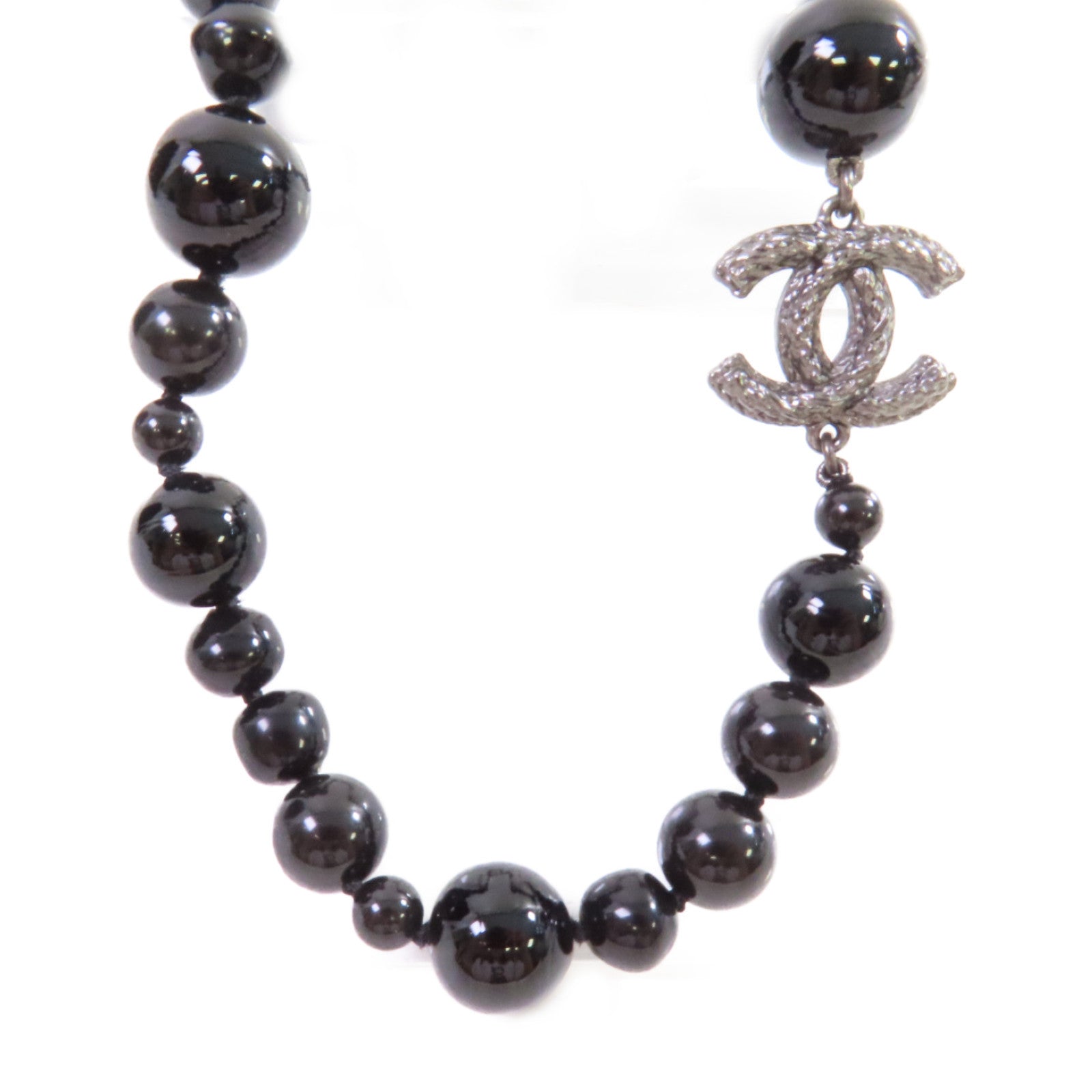 CHANEL 仿珍珠/金屬CC Necklace項鏈