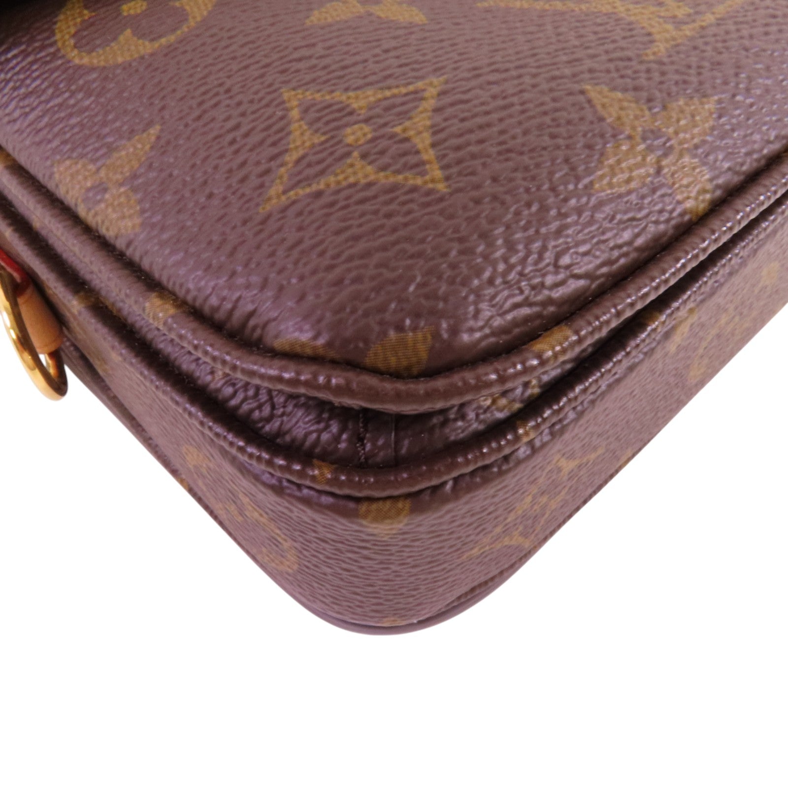 LOUIS VUITTON Monogram Pochette Metis East Wast金扣手挽肩背兩用袋