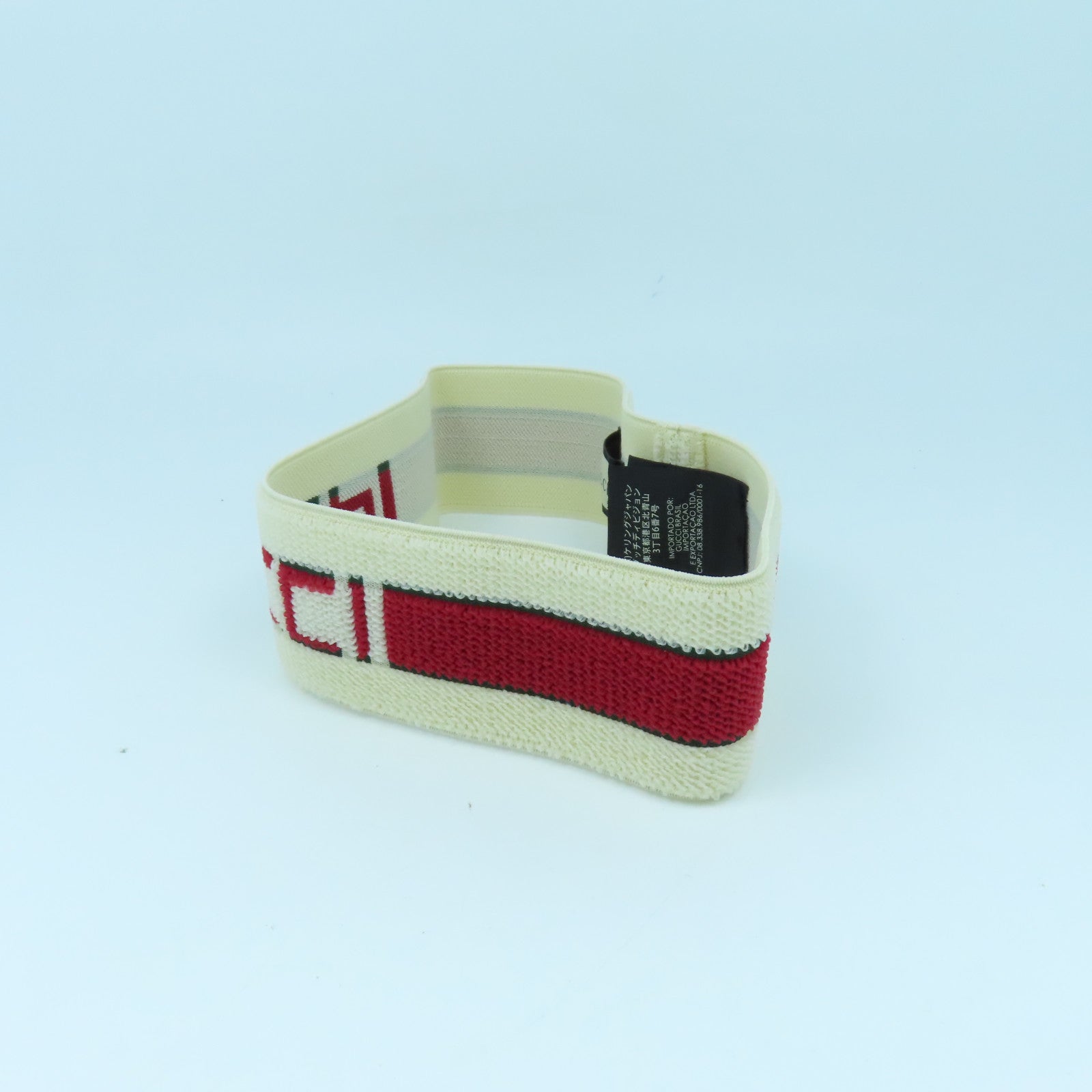 GUCCI 【激減優惠】鬆緊帶/聚酯纖維Head band髮帶米色/紅色