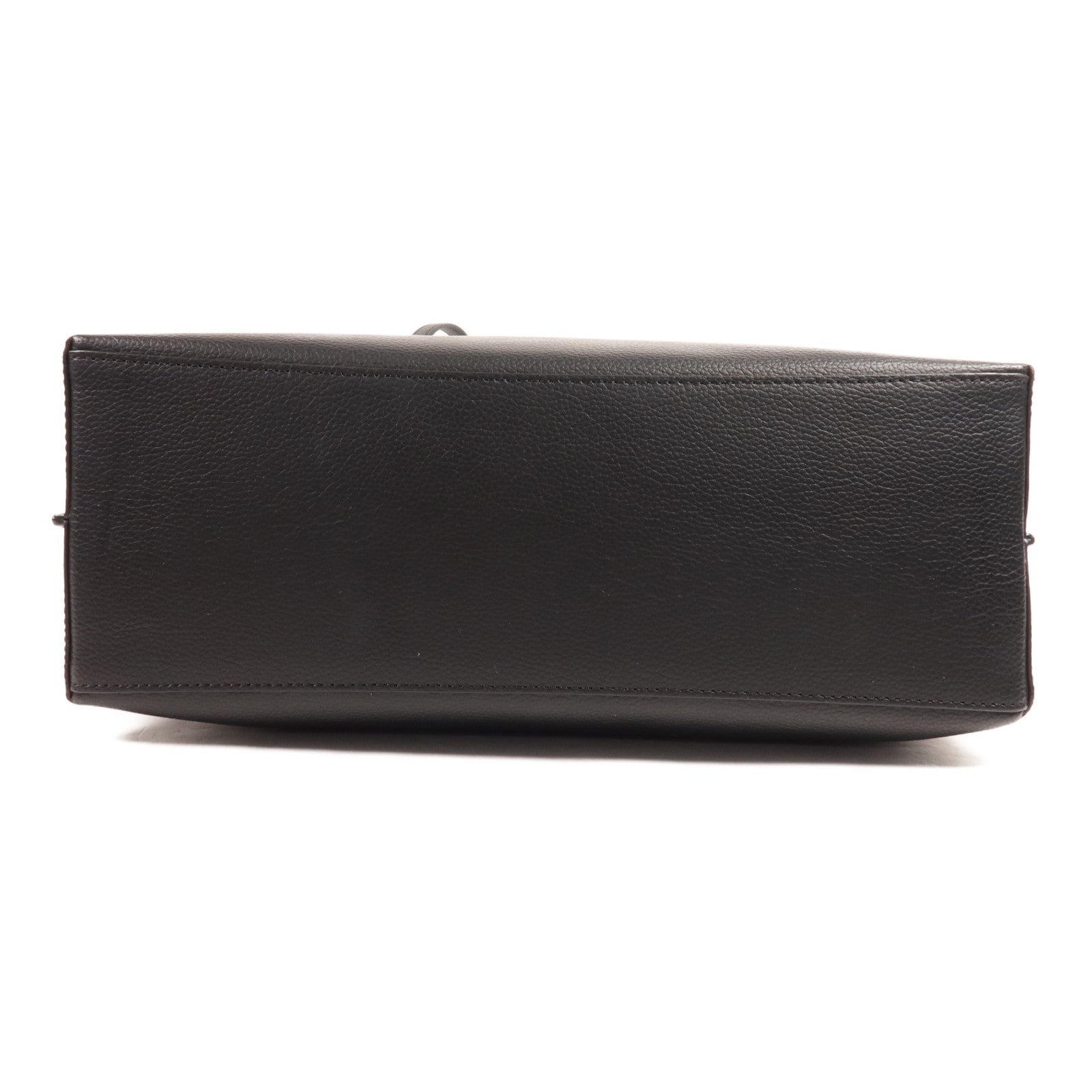 COACH 牛皮皮革Tote Bag金扣肩背袋