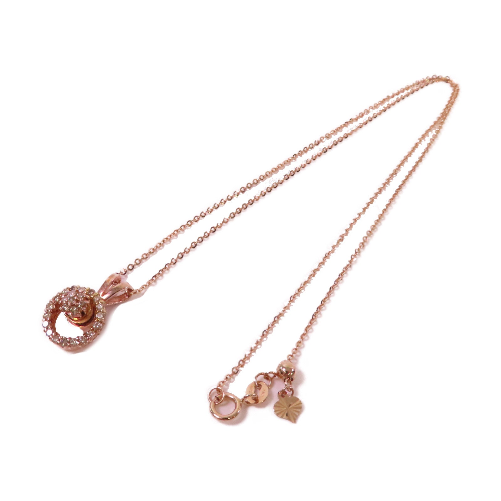 JEWELRY **【激減優惠】18K玫瑰金/0.50ct鑽石Diamond Necklace項鏈
