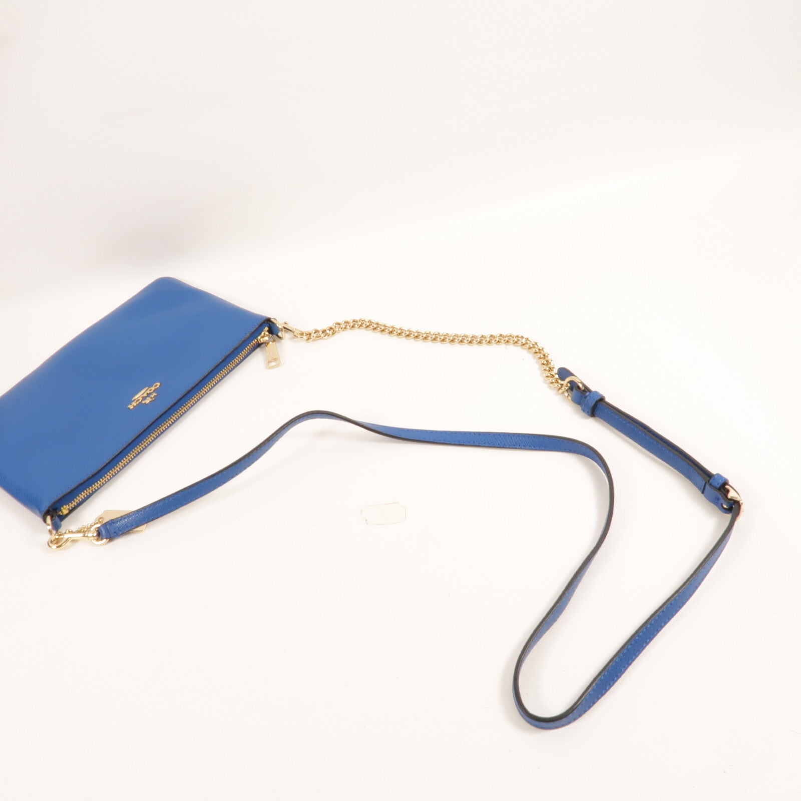 COACH 牛皮皮革Chain Shoulder Bag肩背袋