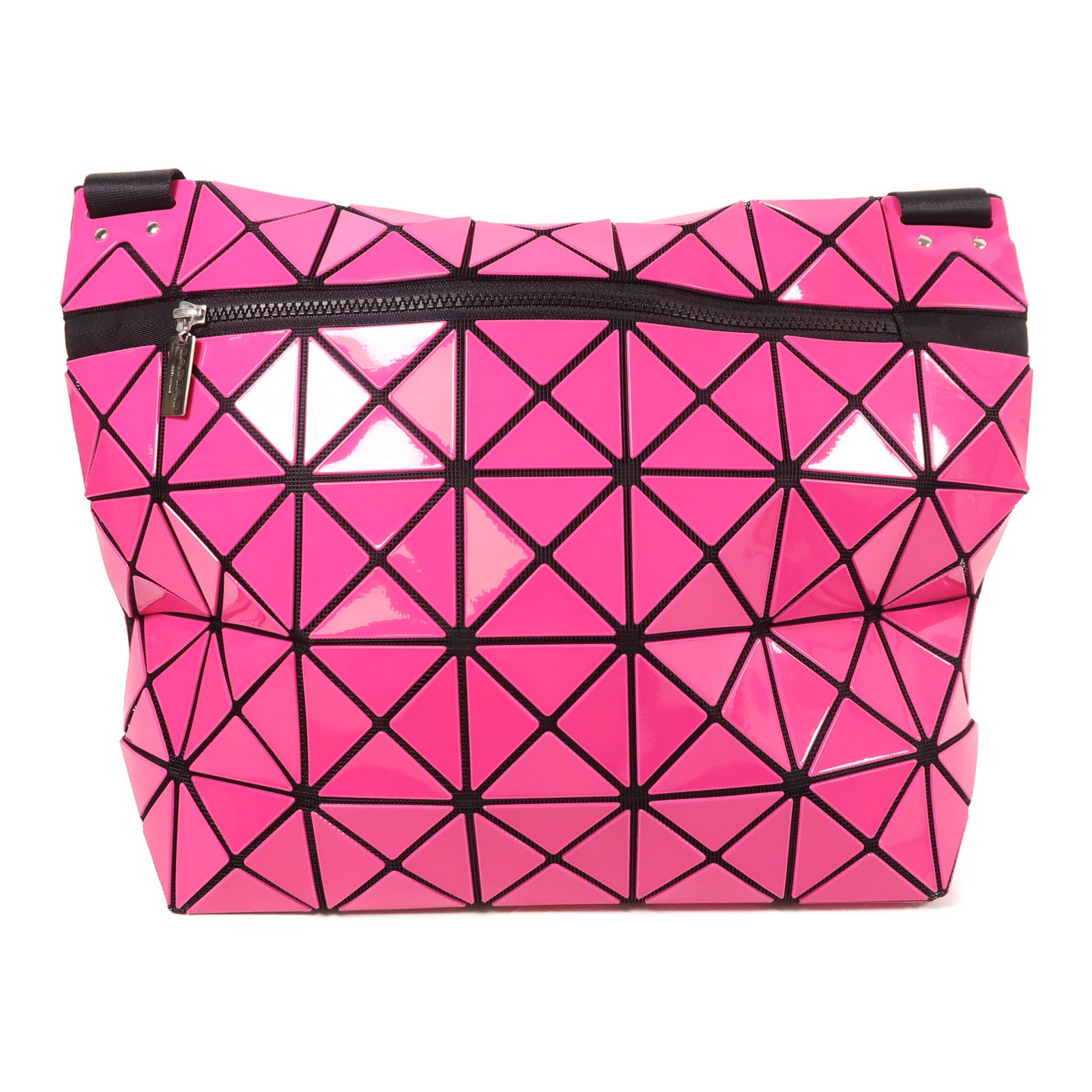 ISSEY MIYAKE PVC Shoulder Bag銀扣肩背袋