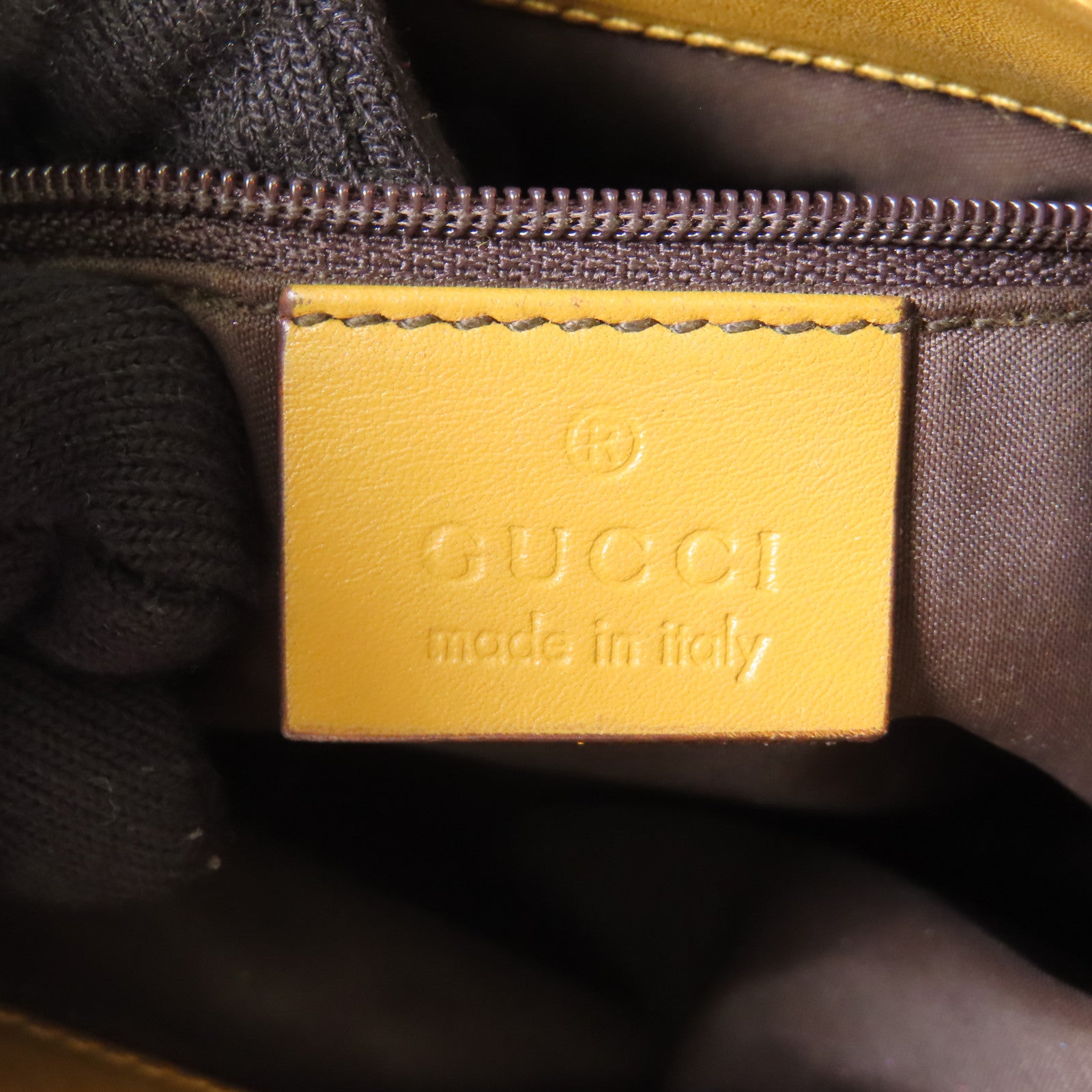 GUCCI 帆布Shoulder Bag金扣肩背袋