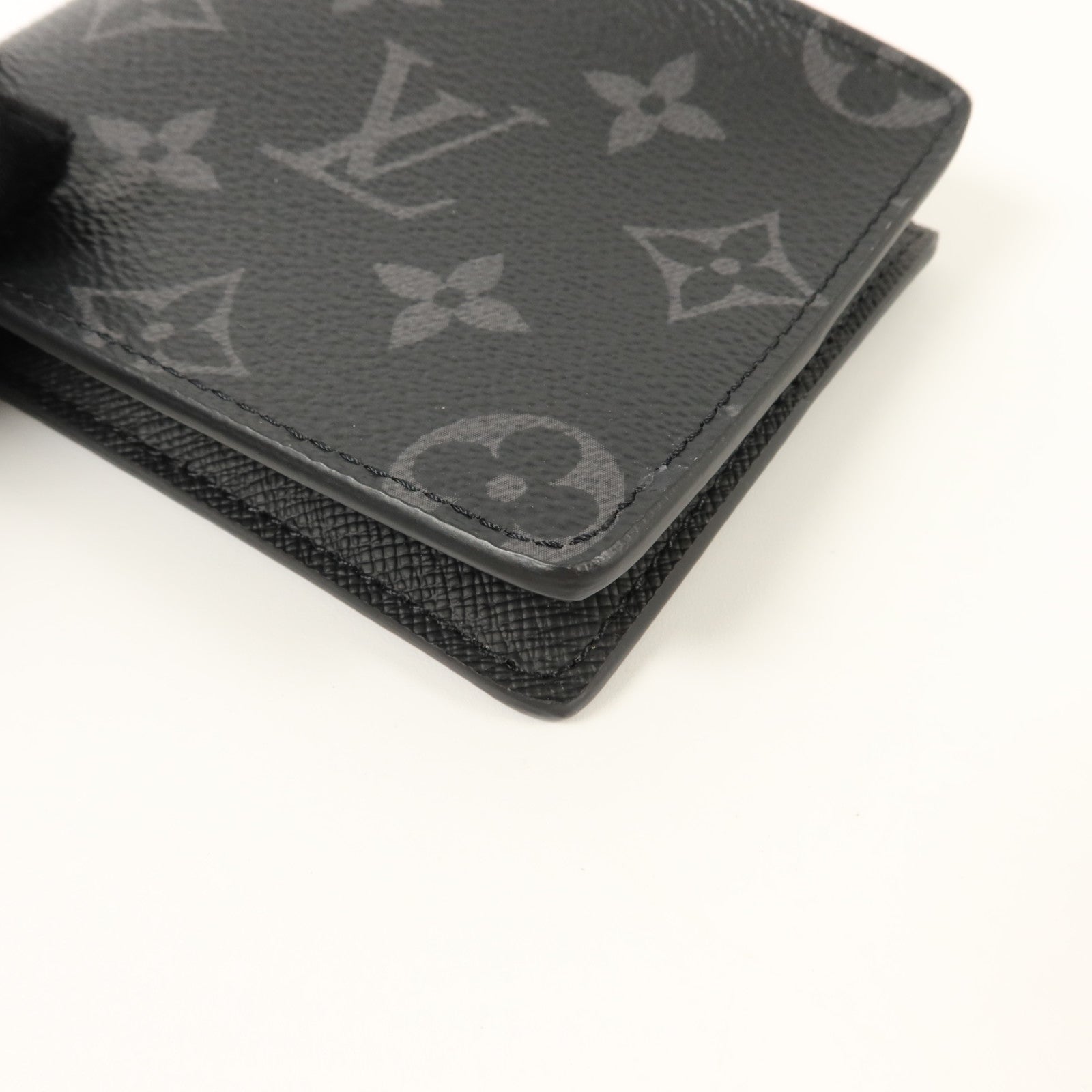 LOUIS VUITTON Monogram Eclipse Slender Wallet錢包