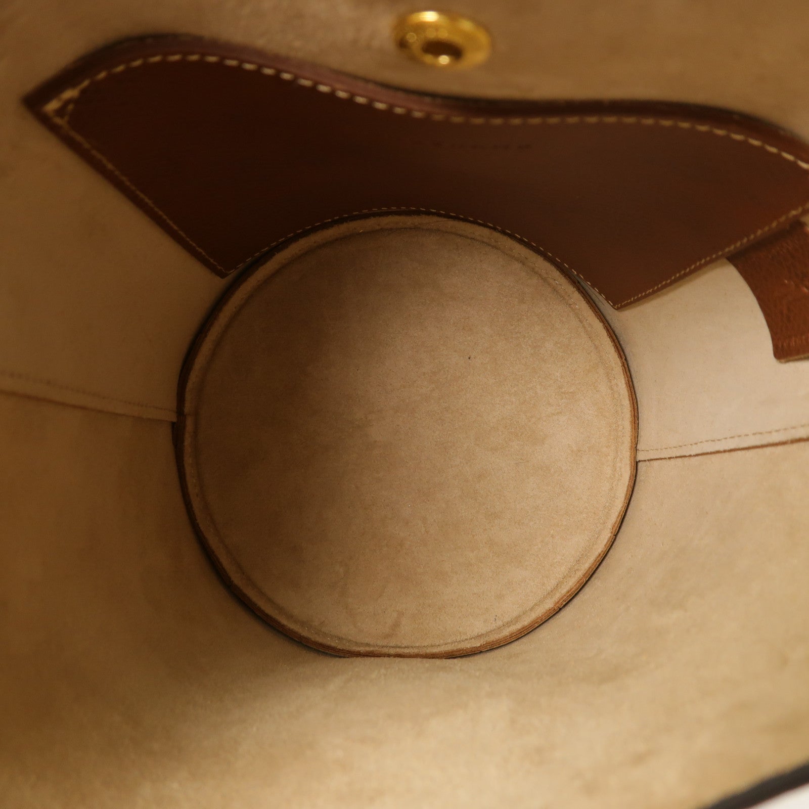 Longchamp 牛皮皮革Eupre S Bucket金扣肩背袋