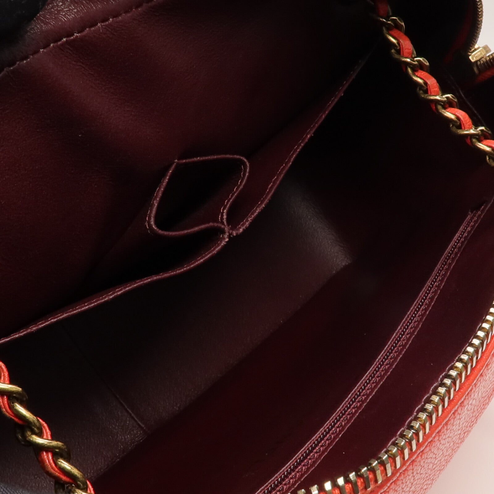 CHANEL 牛皮皮革Camera Bag金扣鏈帶肩背袋