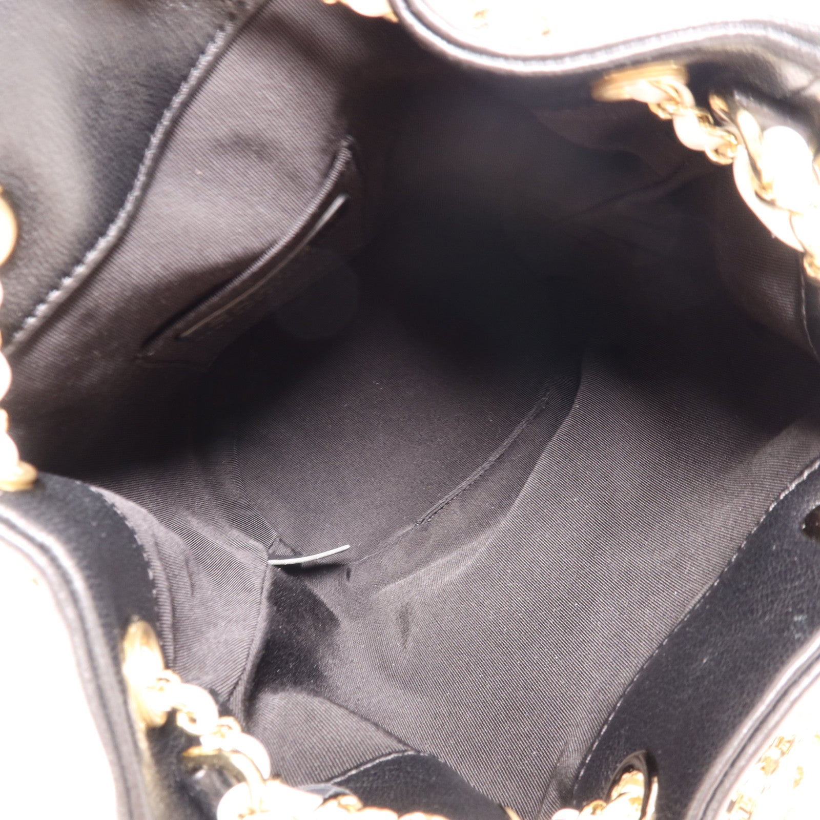 CHANEL 牛皮皮革Chain Shoulder Bag金扣鏈帶肩背袋