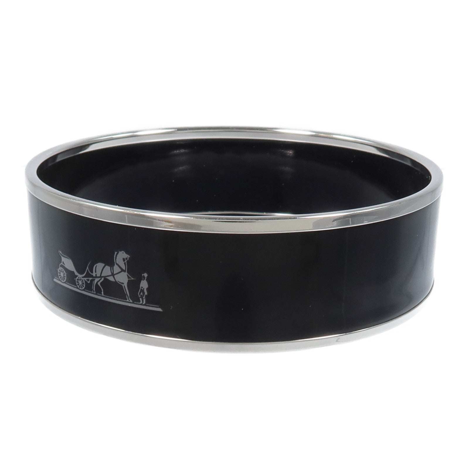 HERMES 琺瑯/金屬Caleche Bangle GM手鐲