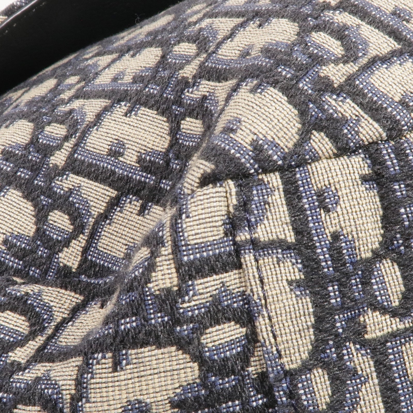 Dior 帆布Soft Saddle Bag銀扣手挽肩背兩用袋