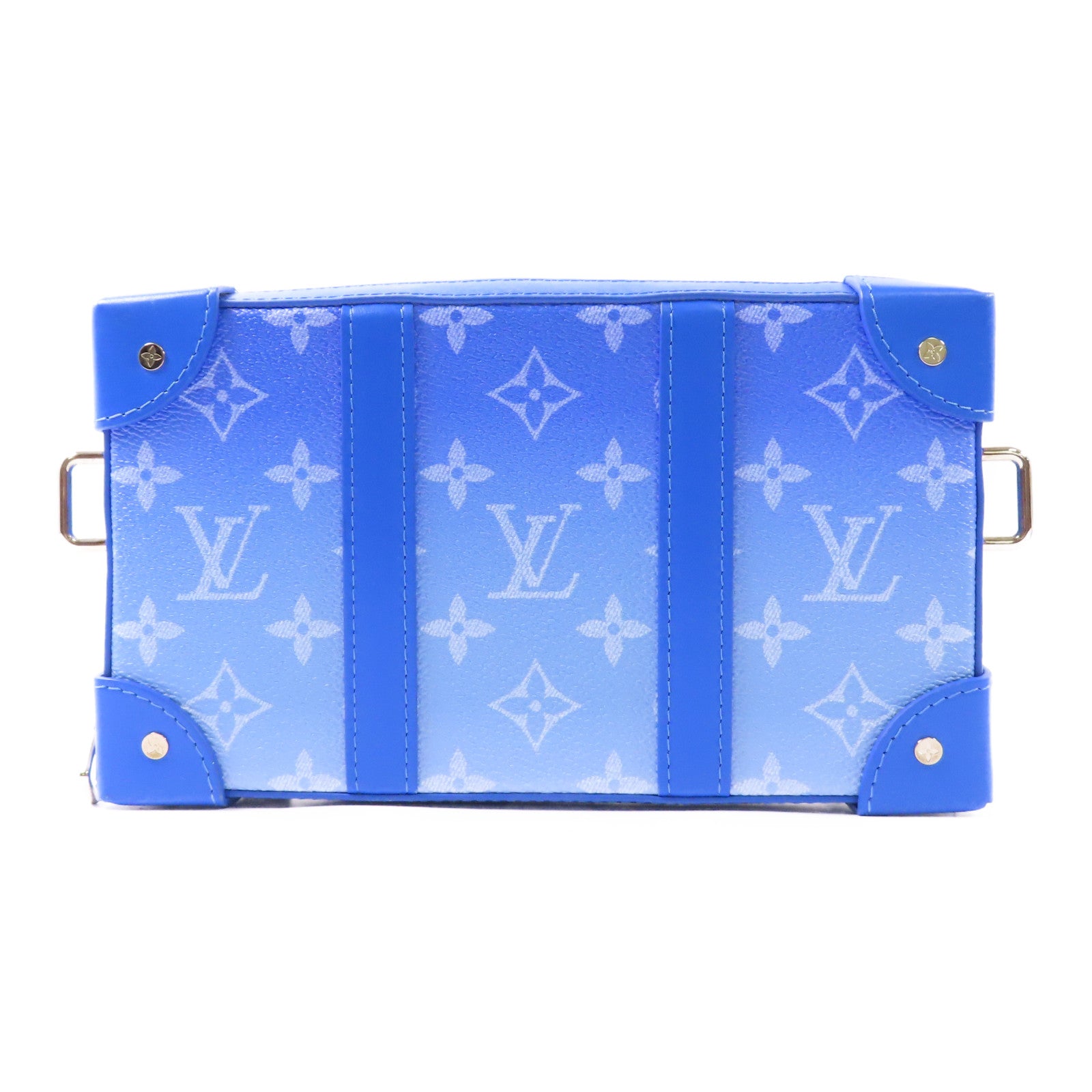 LOUIS VUITTON LV SHW Soft Trunk Wallet Shoulder Bag M45432 Monogram Clouds Blue