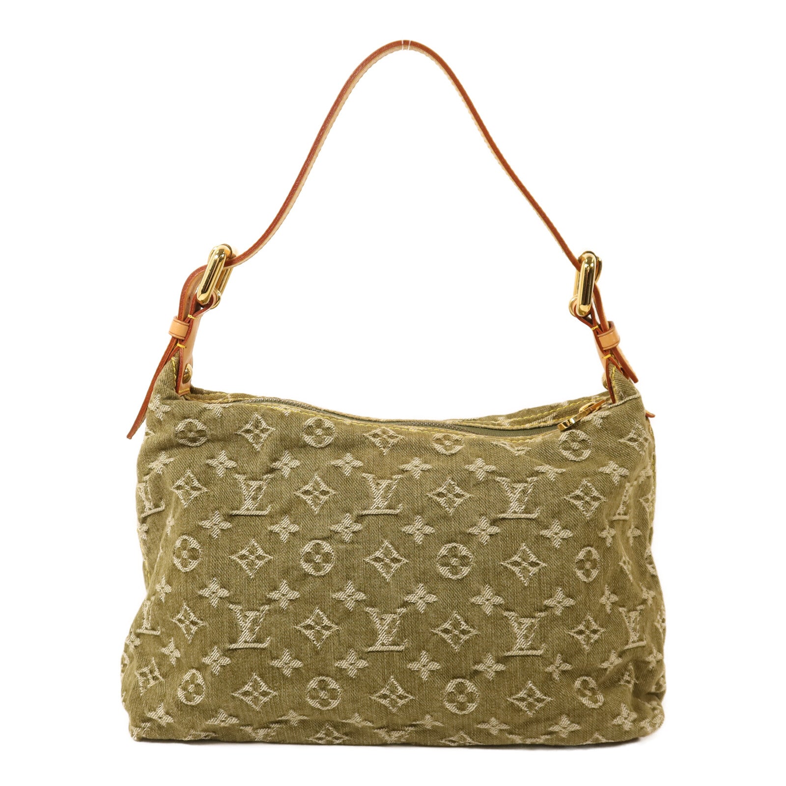 LOUIS VUITTON Monogram Denim Buggy PM金扣肩背袋