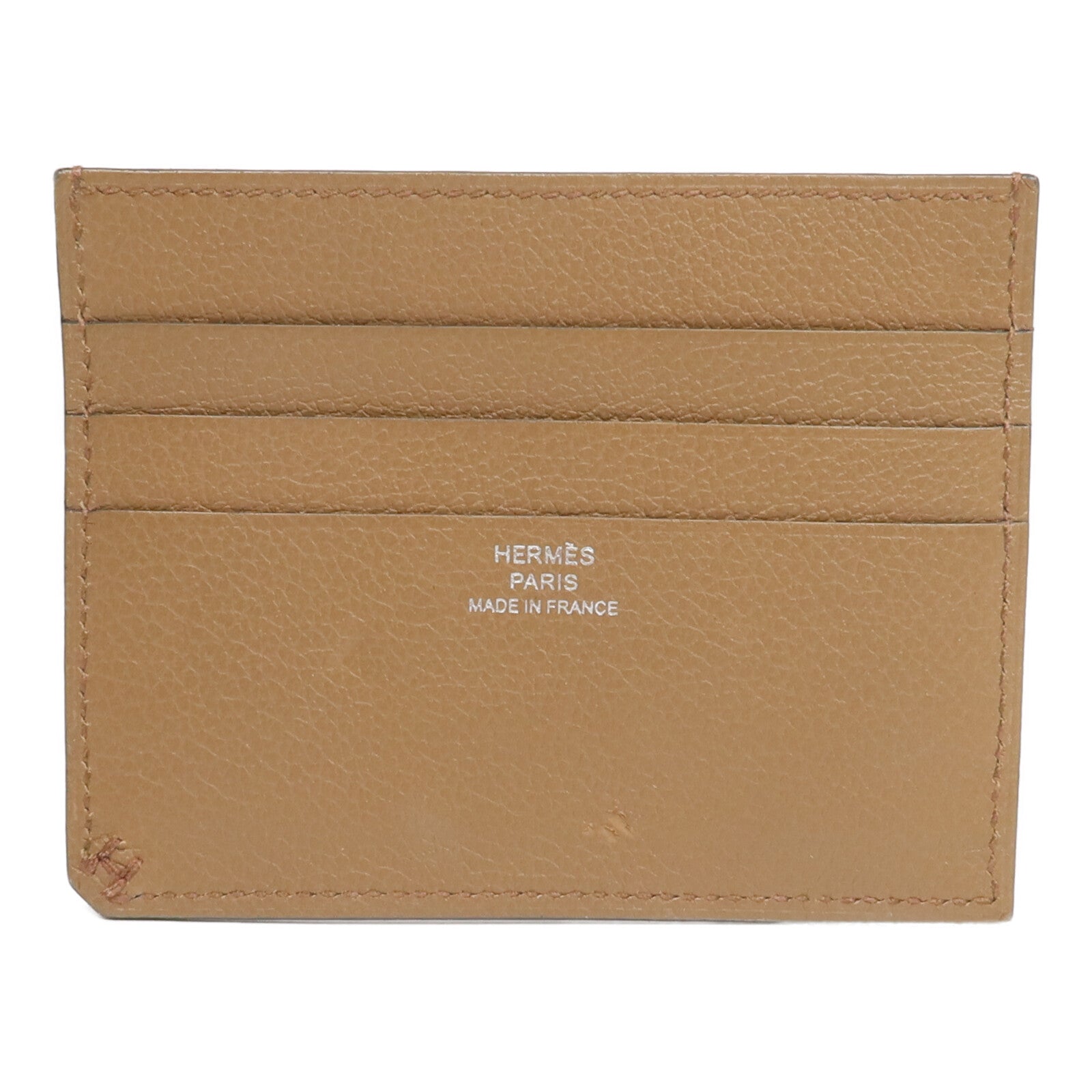 HERMES Evercolor皮革H Sellier Card Holder卡片套Alezan