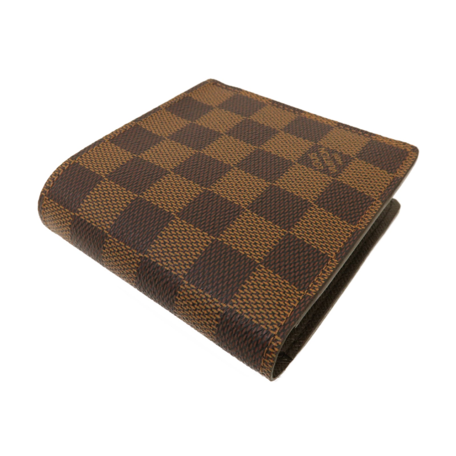 LOUIS VUITTON Damier Marco Wallet金扣錢包啡色