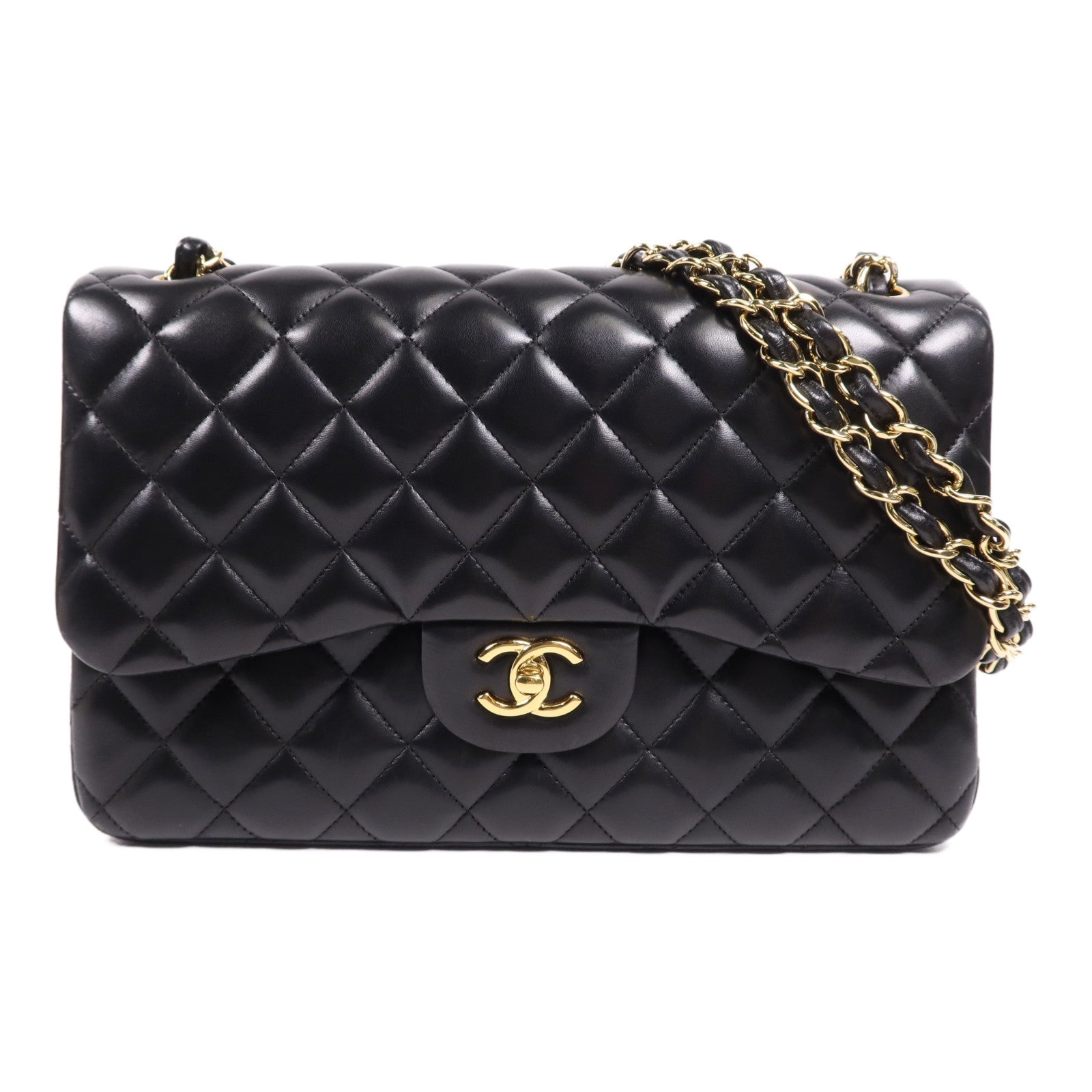 CHANEL Large Classic鏈帶肩背袋
