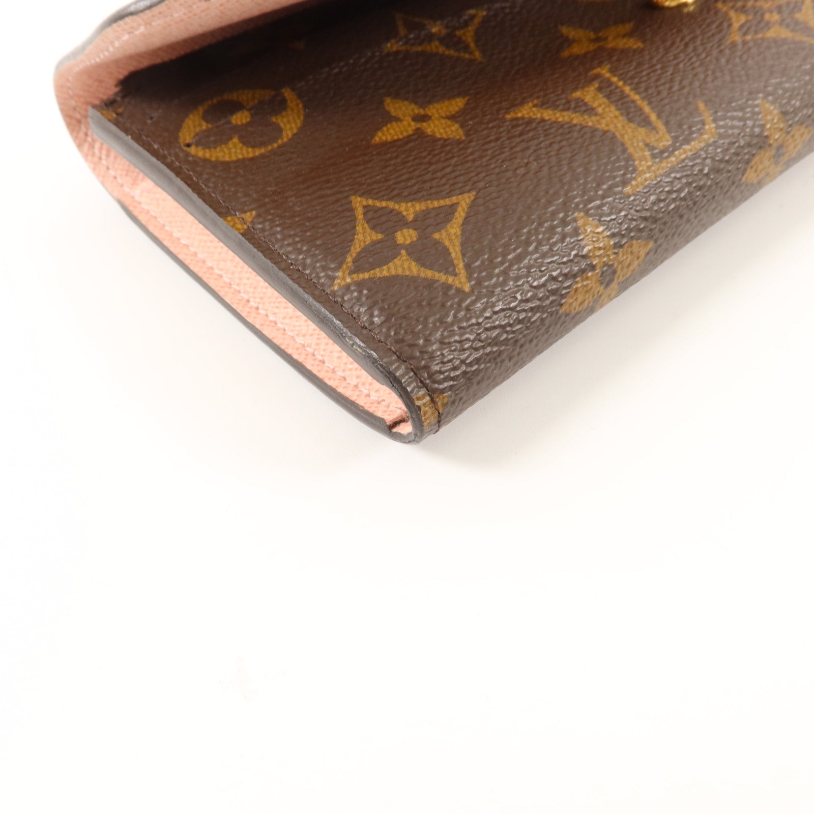 LOUIS VUITTON Monogram Emilie金扣長錢包