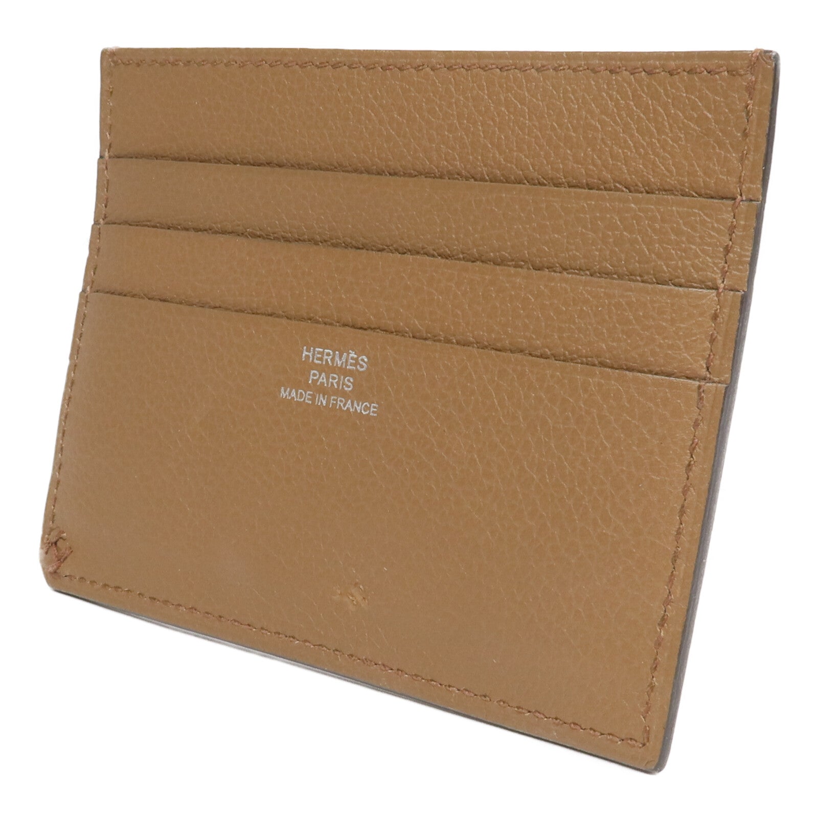 HERMES Evercolor皮革H Sellier Card Holder卡片套Alezan