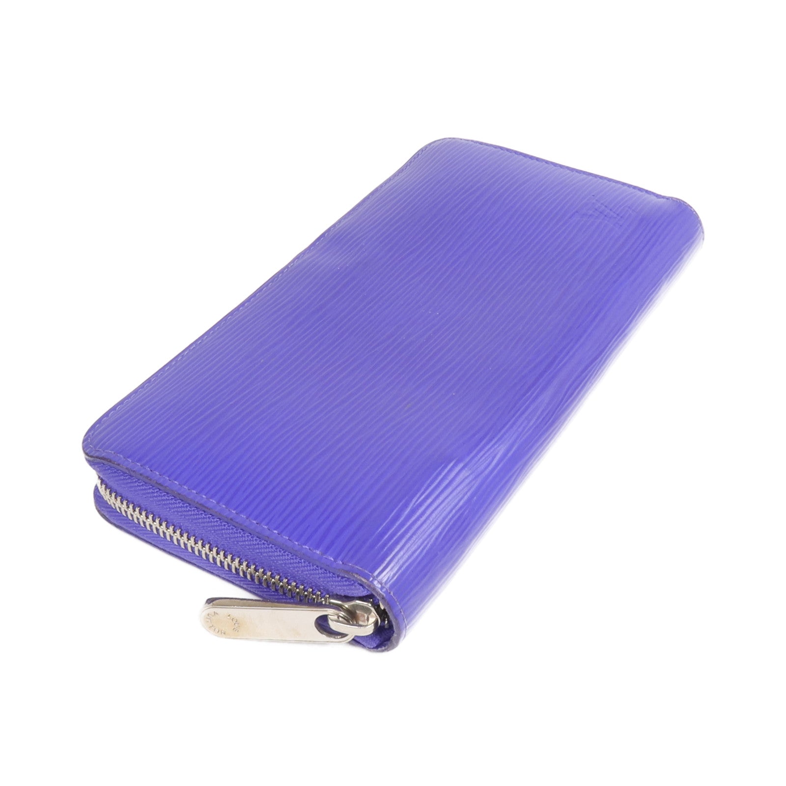 LOUIS VUITTON Epi Zippy Wallet銀扣長錢包