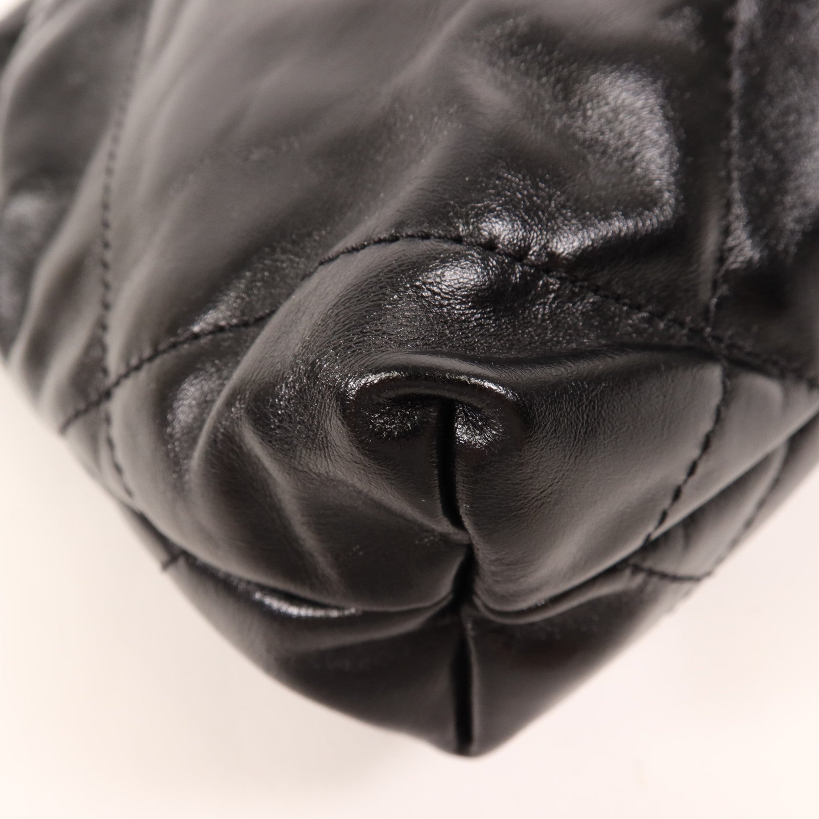 CHANEL 牛皮皮革Mini 22金扣手挽肩背兩用袋