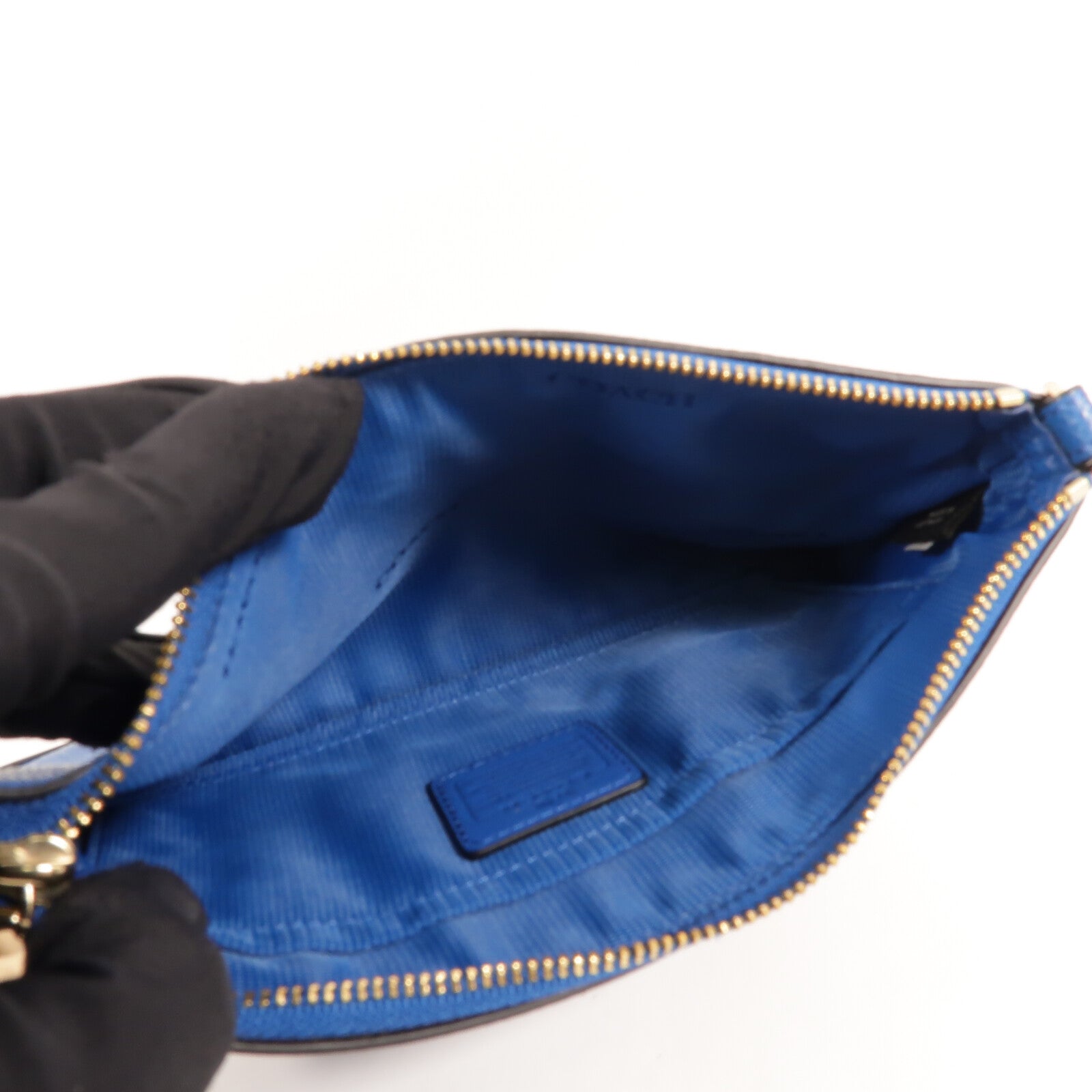 COACH 牛皮皮革Chain Shoulder Bag肩背袋