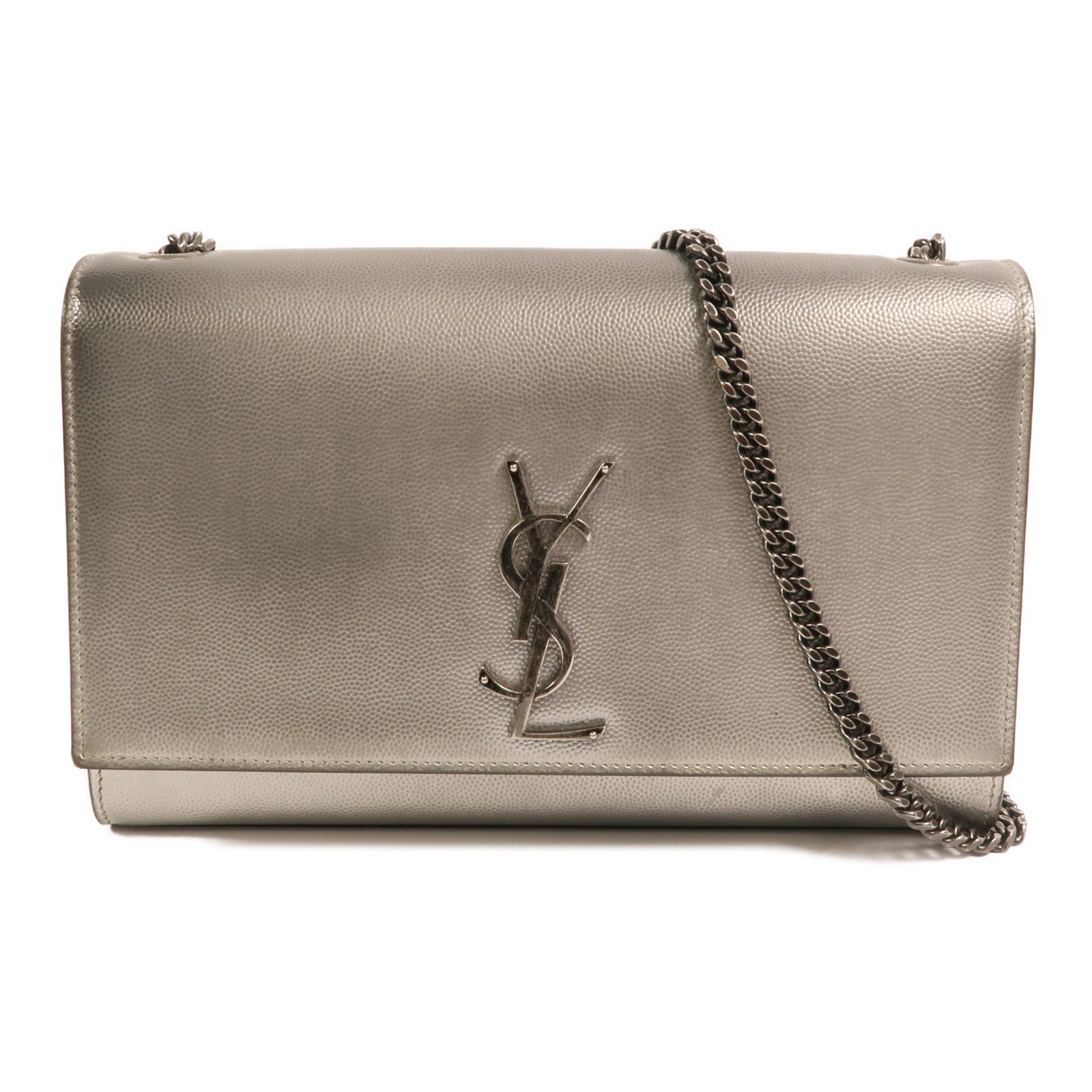 YVES SAINT LAURENT 牛皮皮革Kate medium鏈帶肩背袋
