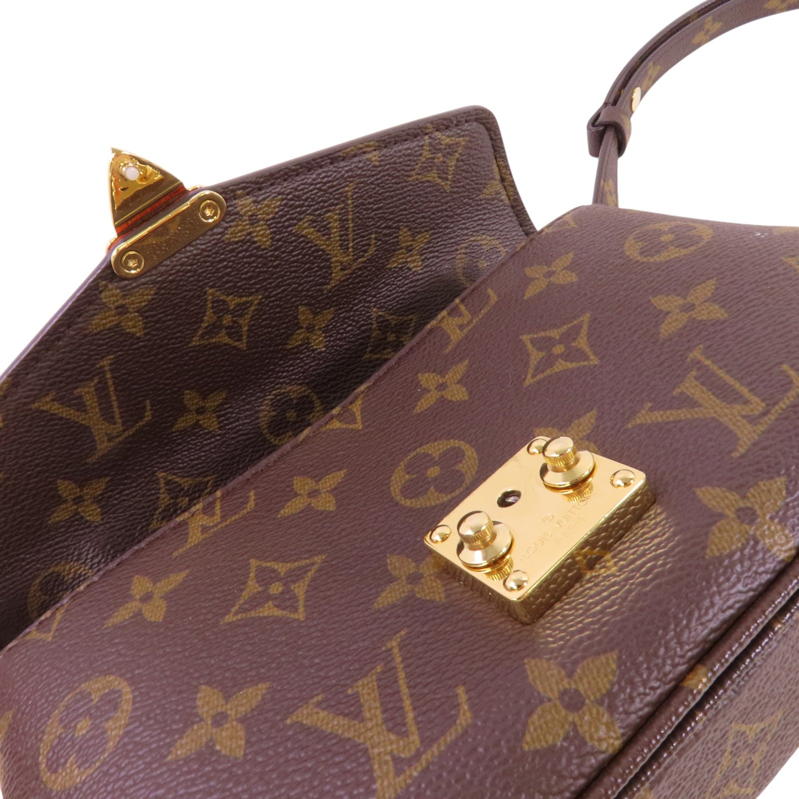 LOUIS VUITTON Monogram Pochette Metis East Wast金扣手挽肩背兩用袋