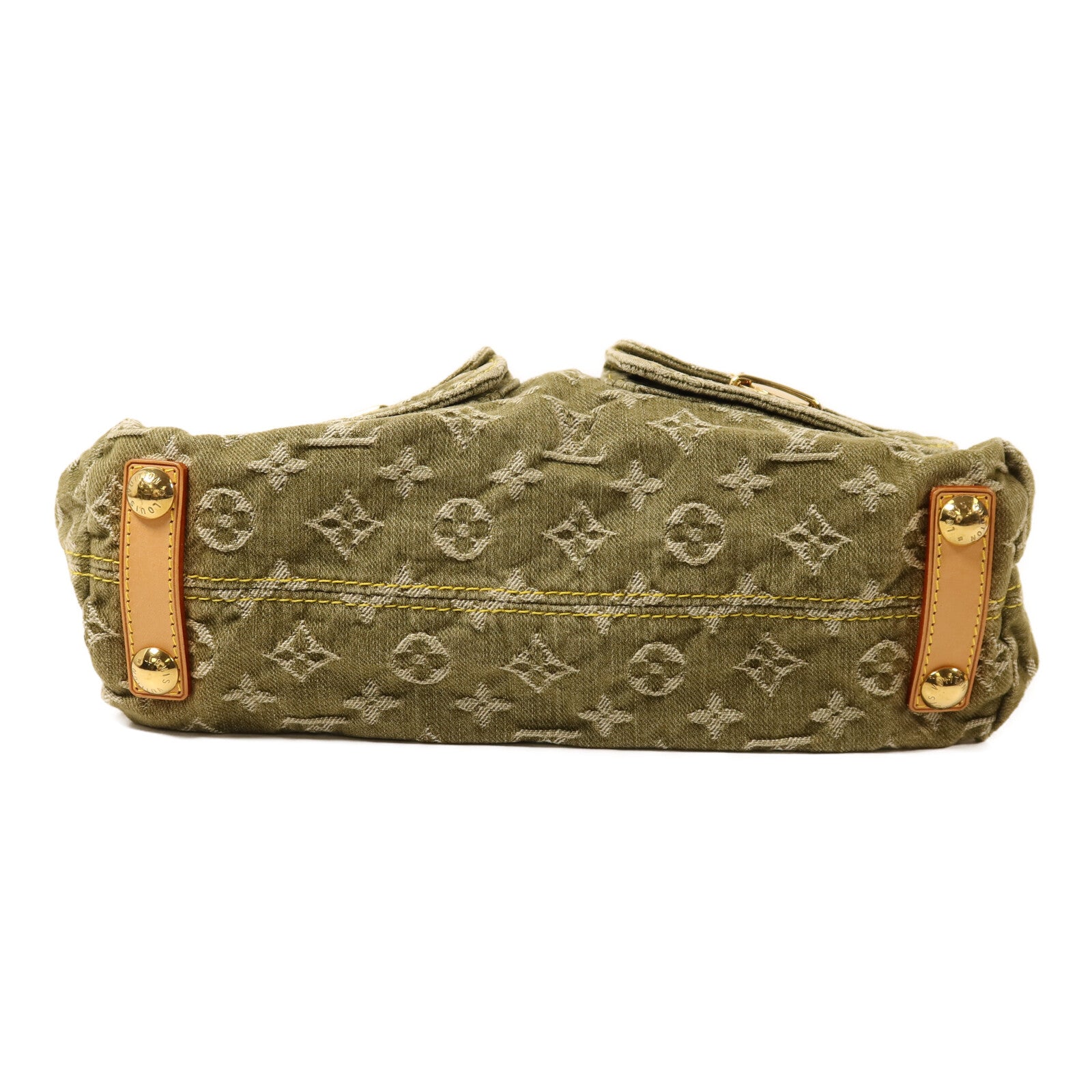 LOUIS VUITTON Monogram Denim Buggy PM金扣肩背袋